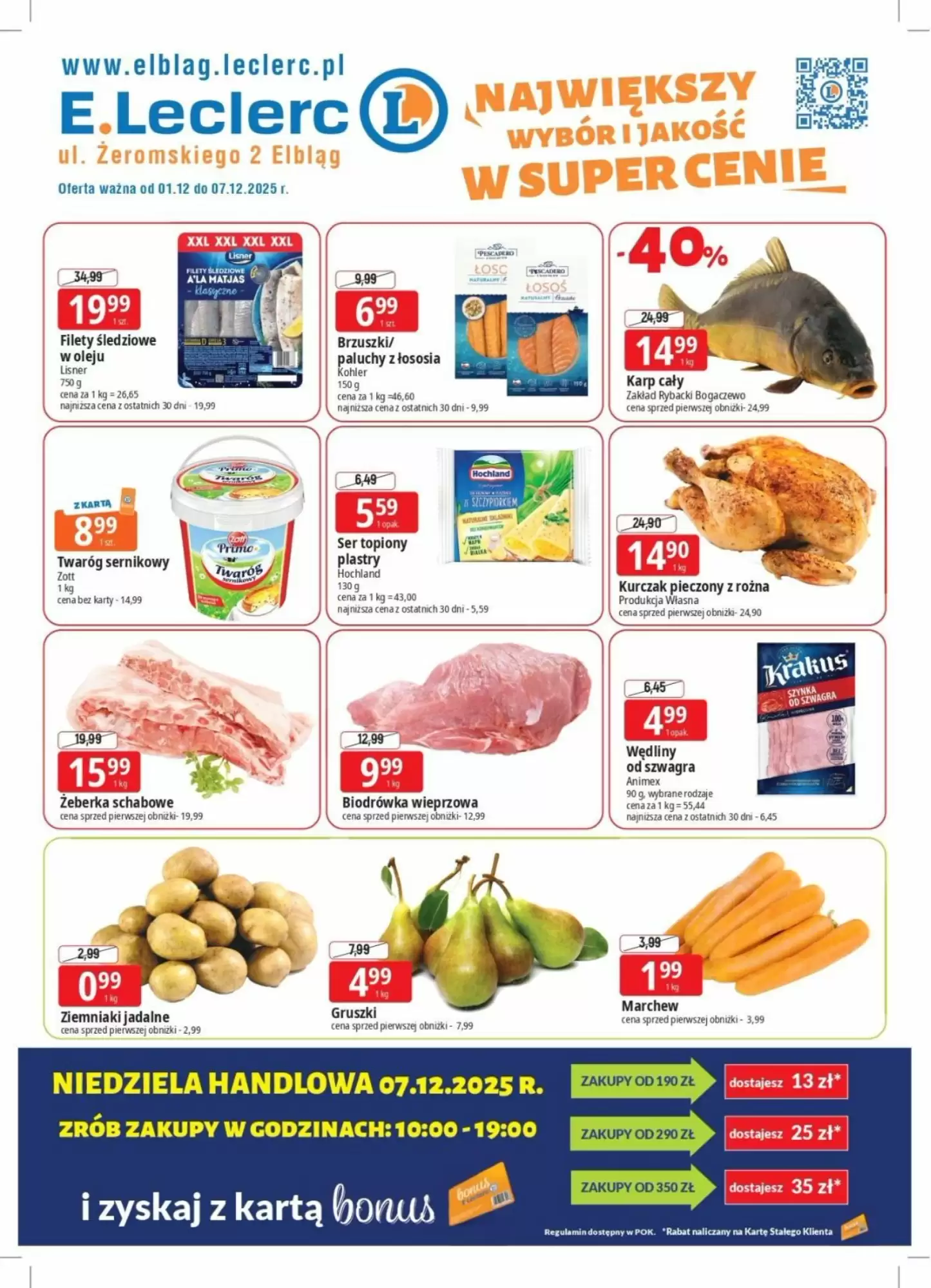 E.Leclerc Gazetka 01.12.2025 - 07.12.2025