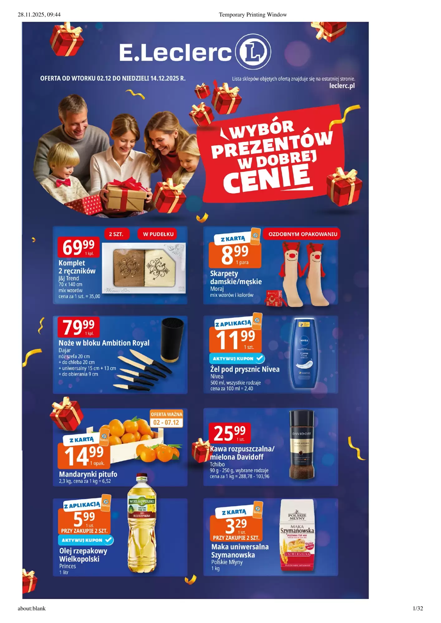 E.Leclerc Gazetka 02.12.2025 - 14.12.2025