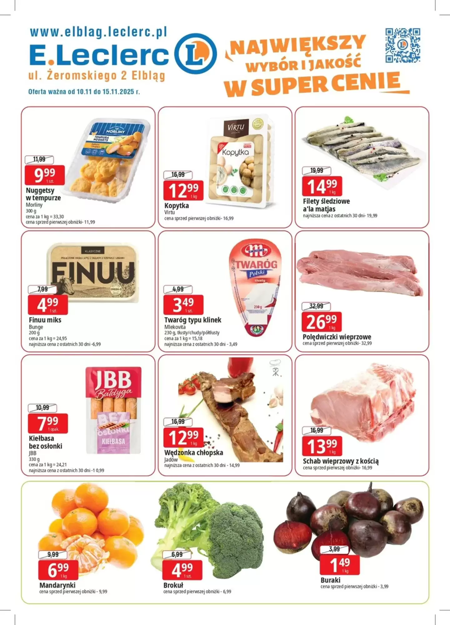 E.Leclerc Gazetka 10.11.2025 - 15.11.2025