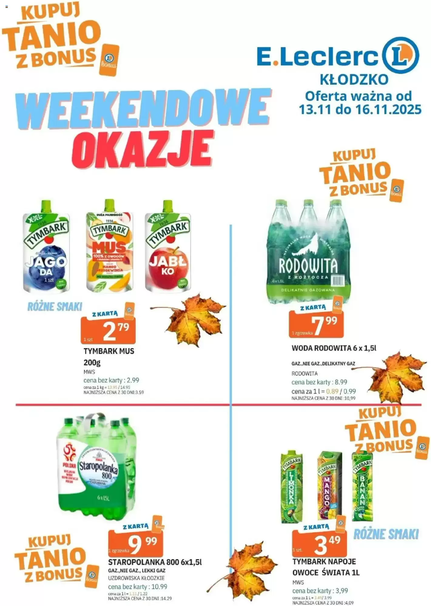 E.Leclerc Gazetka 13.11.2025 - 16.11.2025