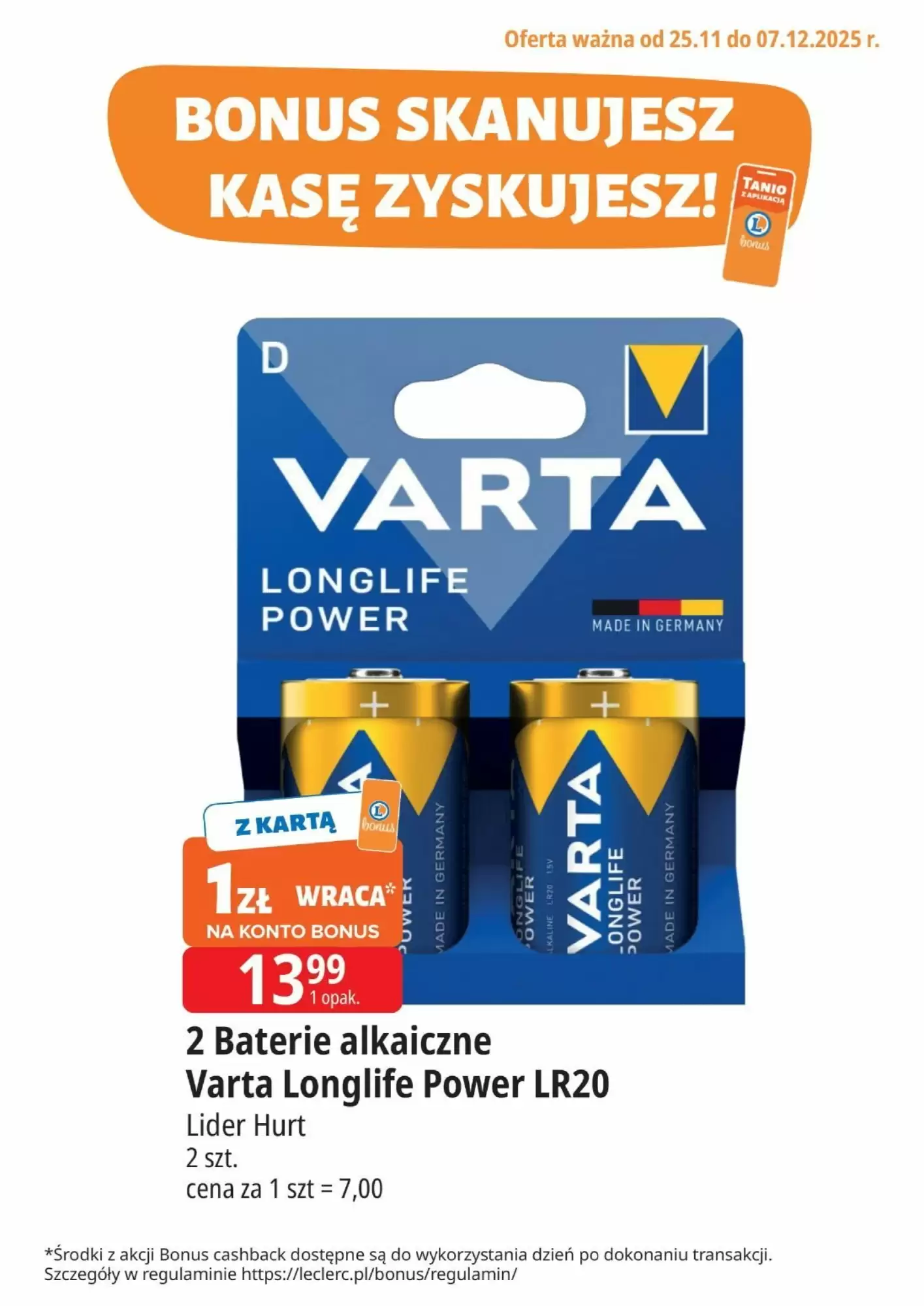 E.Leclerc Gazetka 25.11.2025 - 07.12.2025