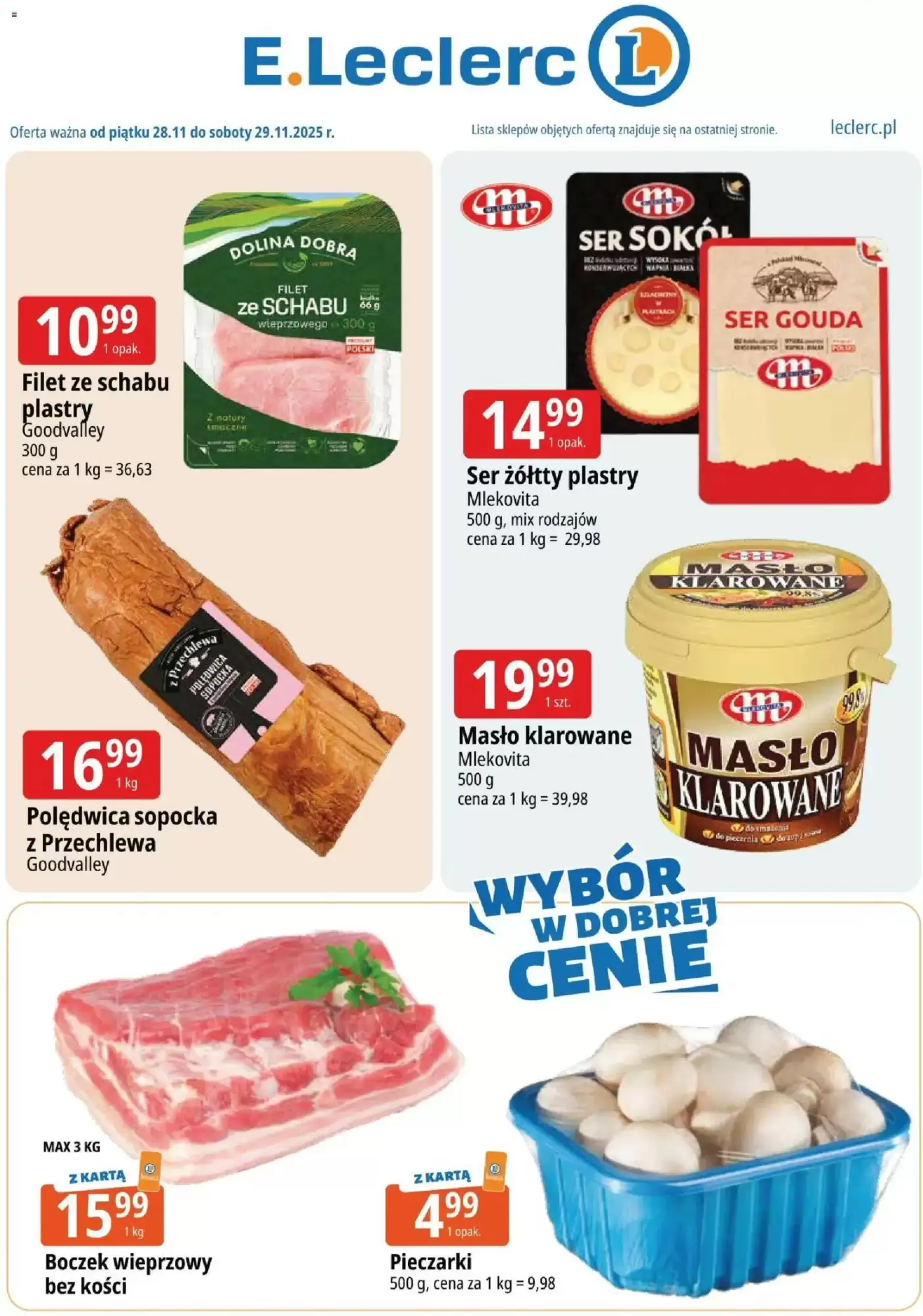 E.Leclerc Gazetka 28.11.2025 - 29.11.2025