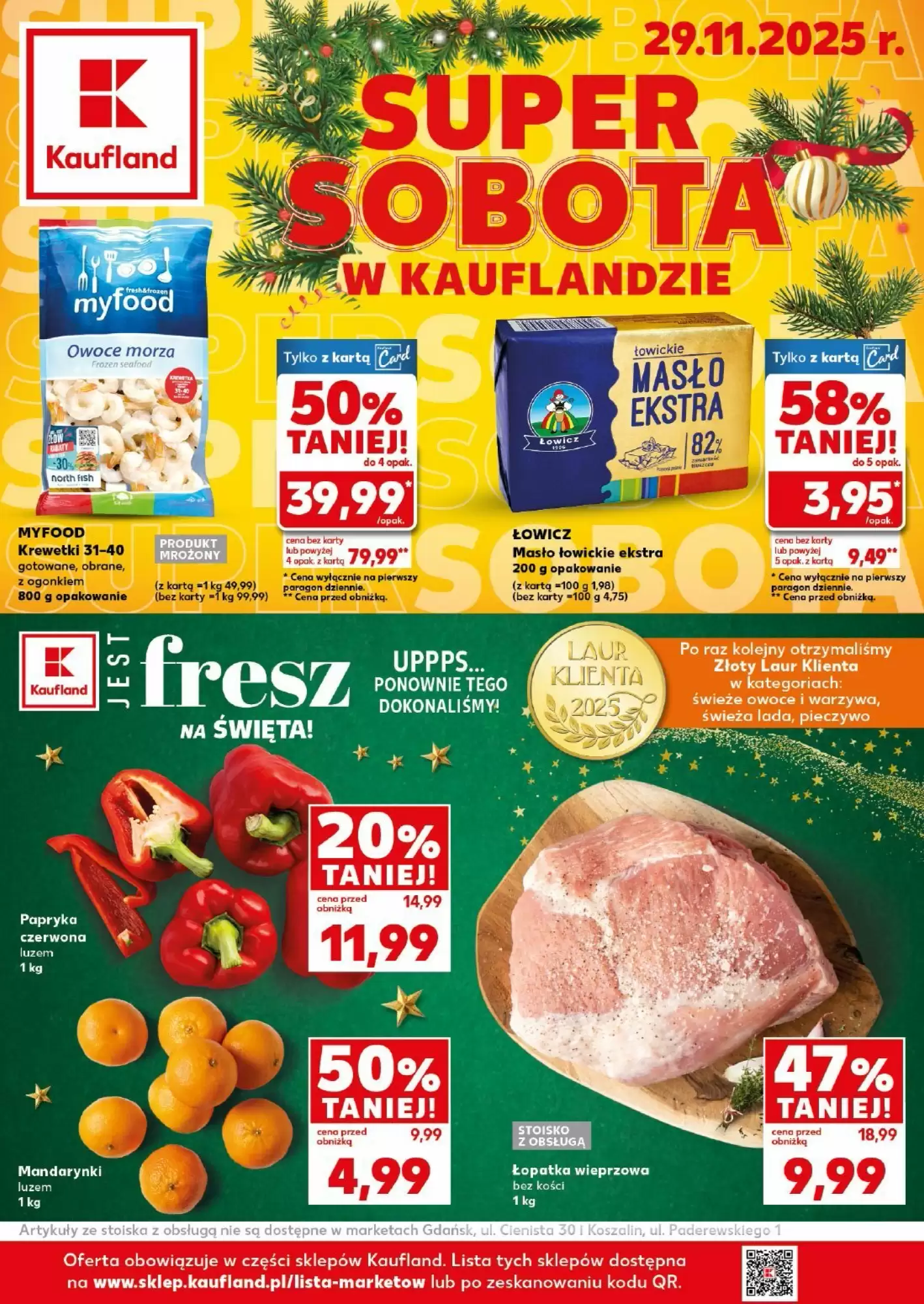 Kaufland Gazetka 29.11.2025 - 29.11.2025