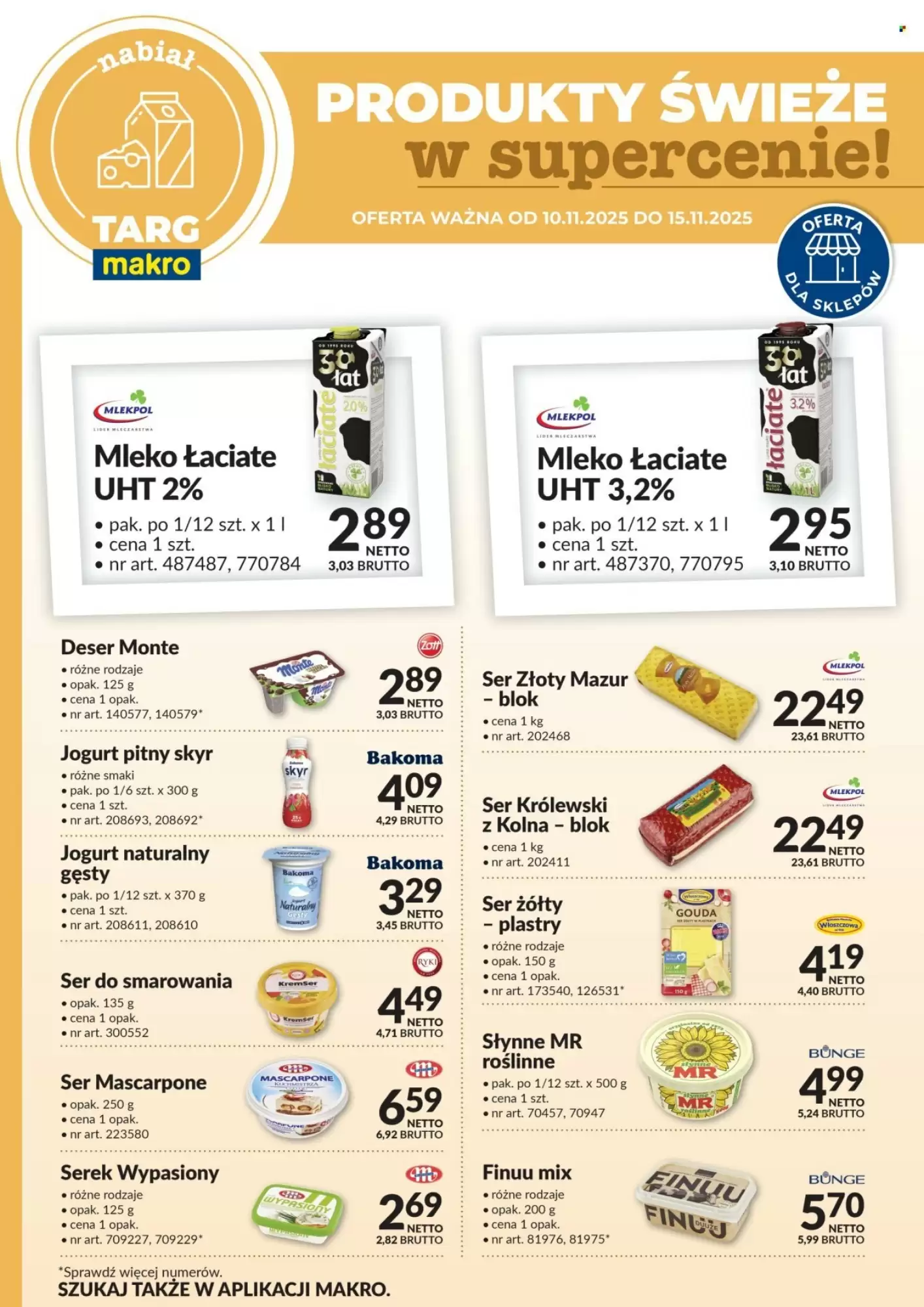 Makro Gazetka 10.11.2025 - 15.11.2025