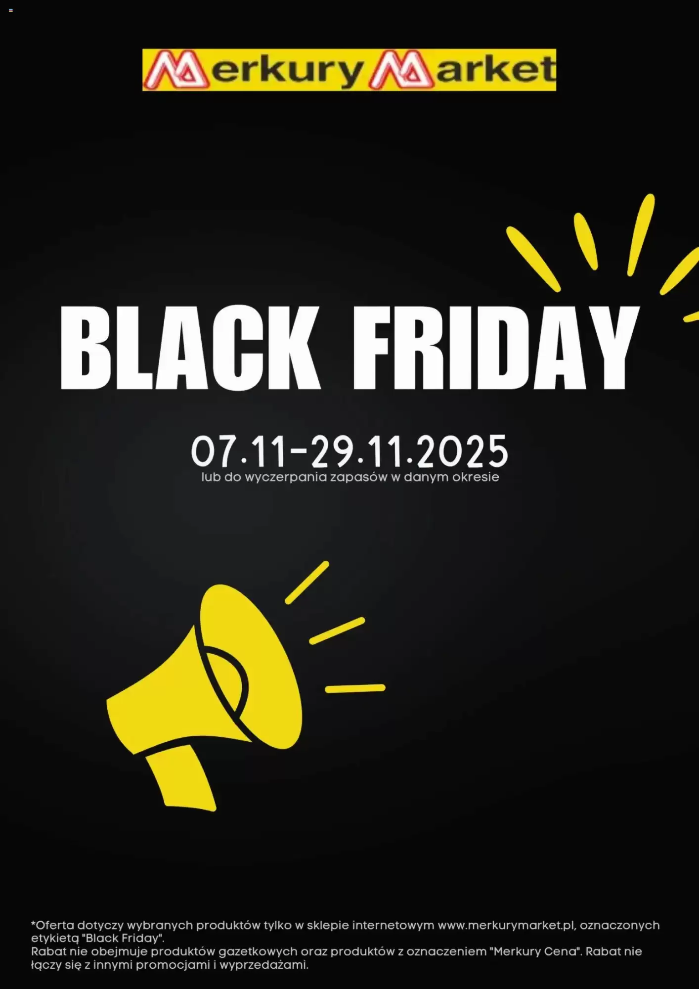 Merkury Market Gazetka 07.11.2025 - 29.11.2025
