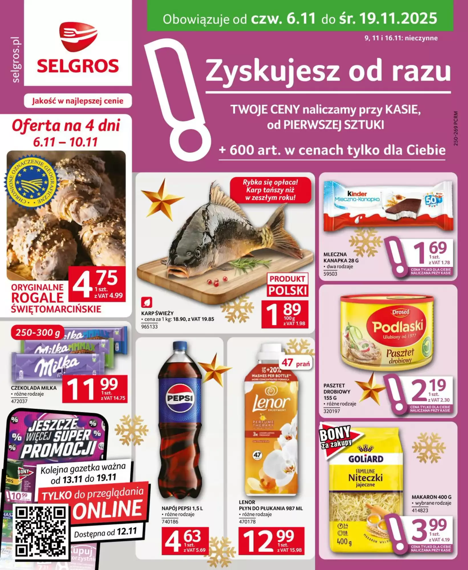 Selgros Gazetka 06.11.2025 - 19.11.2025