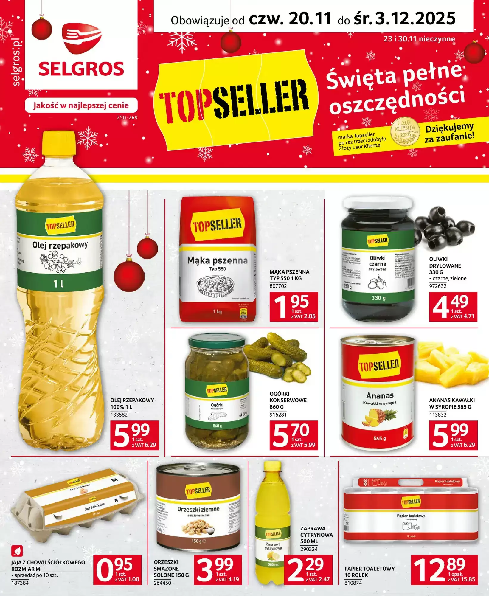 Selgros Gazetka 20.11.2025 - 03.12.2025