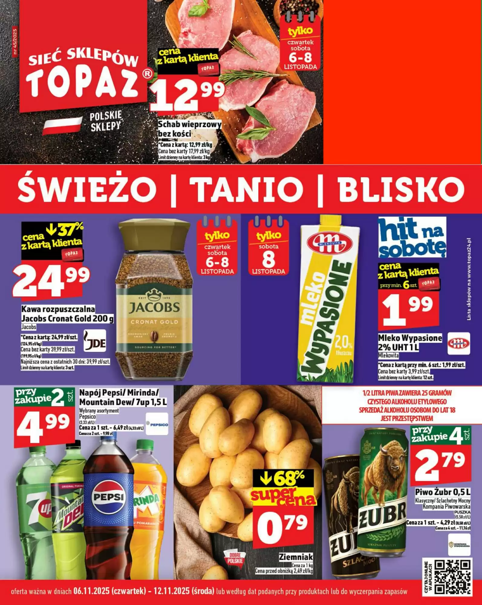 Topaz Gazetka 06.11.2025 - 12.11.2025