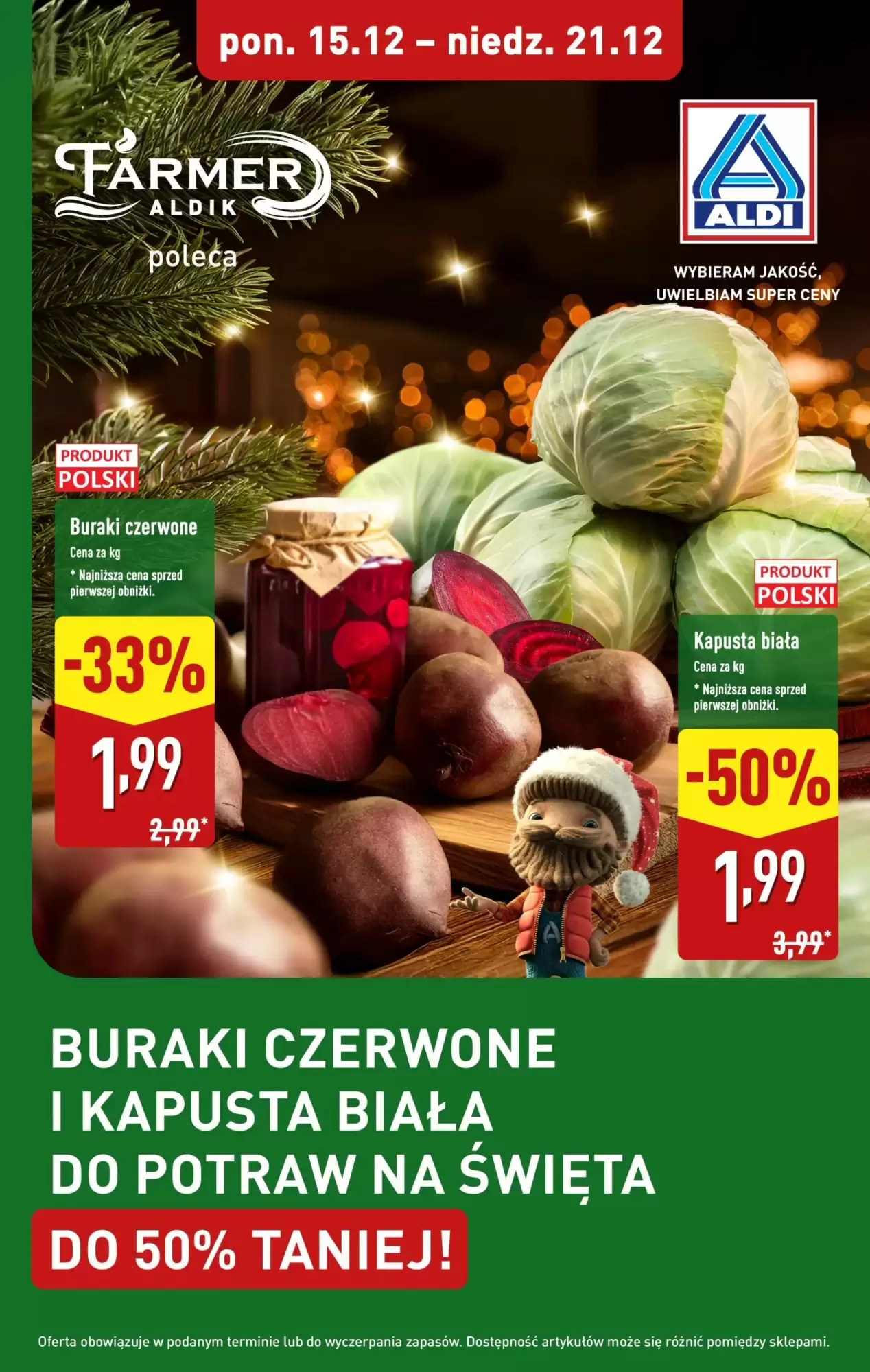 Aldi Gazetka 15.12.2025 - 21.12.2025