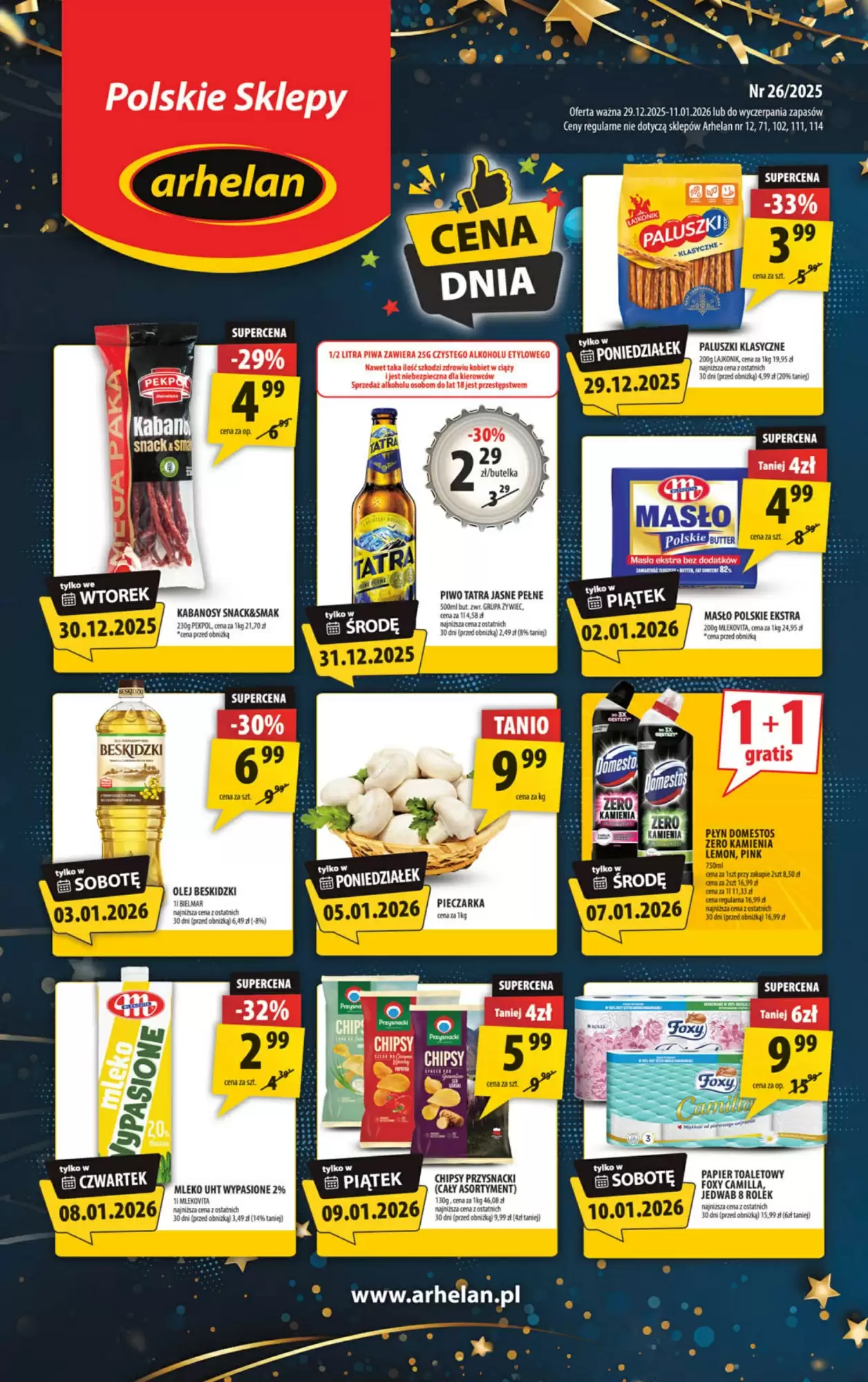 Arhelan Gazetka 29.12.2025 - 11.01.2026