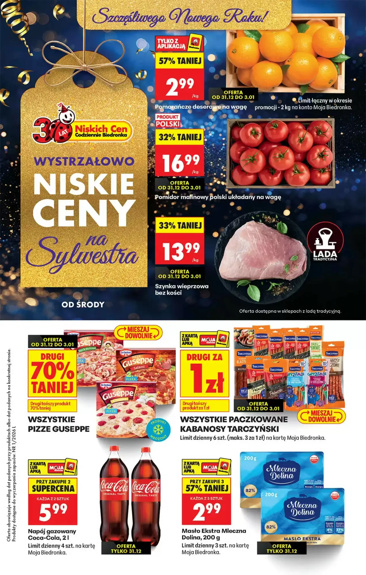 Biedronka Gazetka 31.12.2025 - 06.01.2026