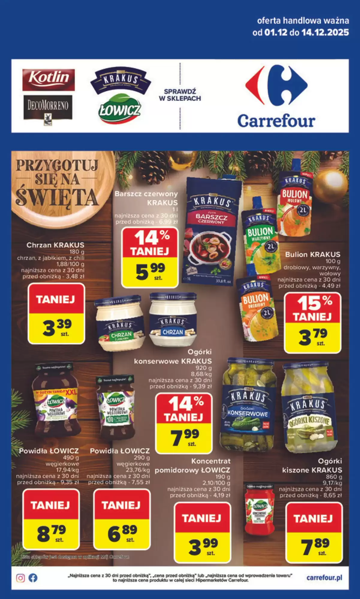 Carrefour Gazetka 01.12.2025 - 14.12.2025
