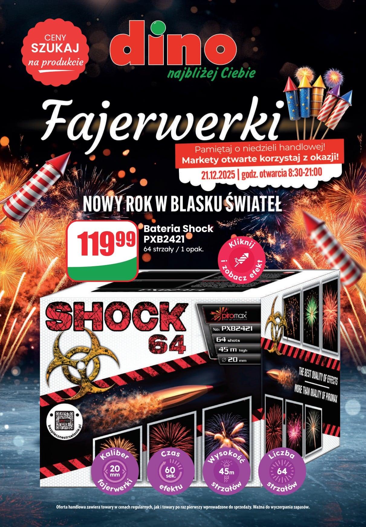 Gazetka Dino Fajerwerki od 14.12.2025 do 31.12.2025