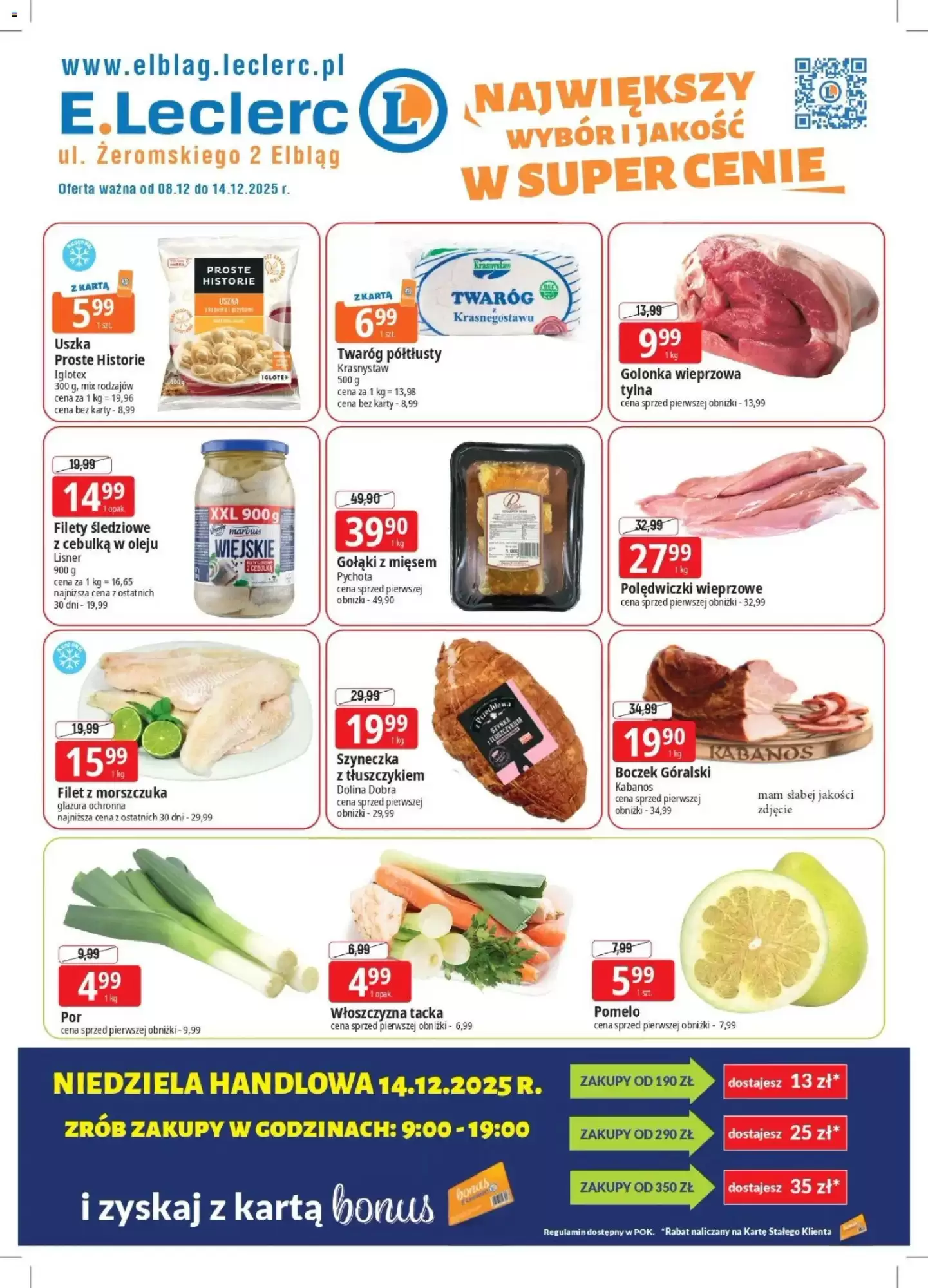 E.Leclerc Gazetka 08.12.2025 - 14.12.2025