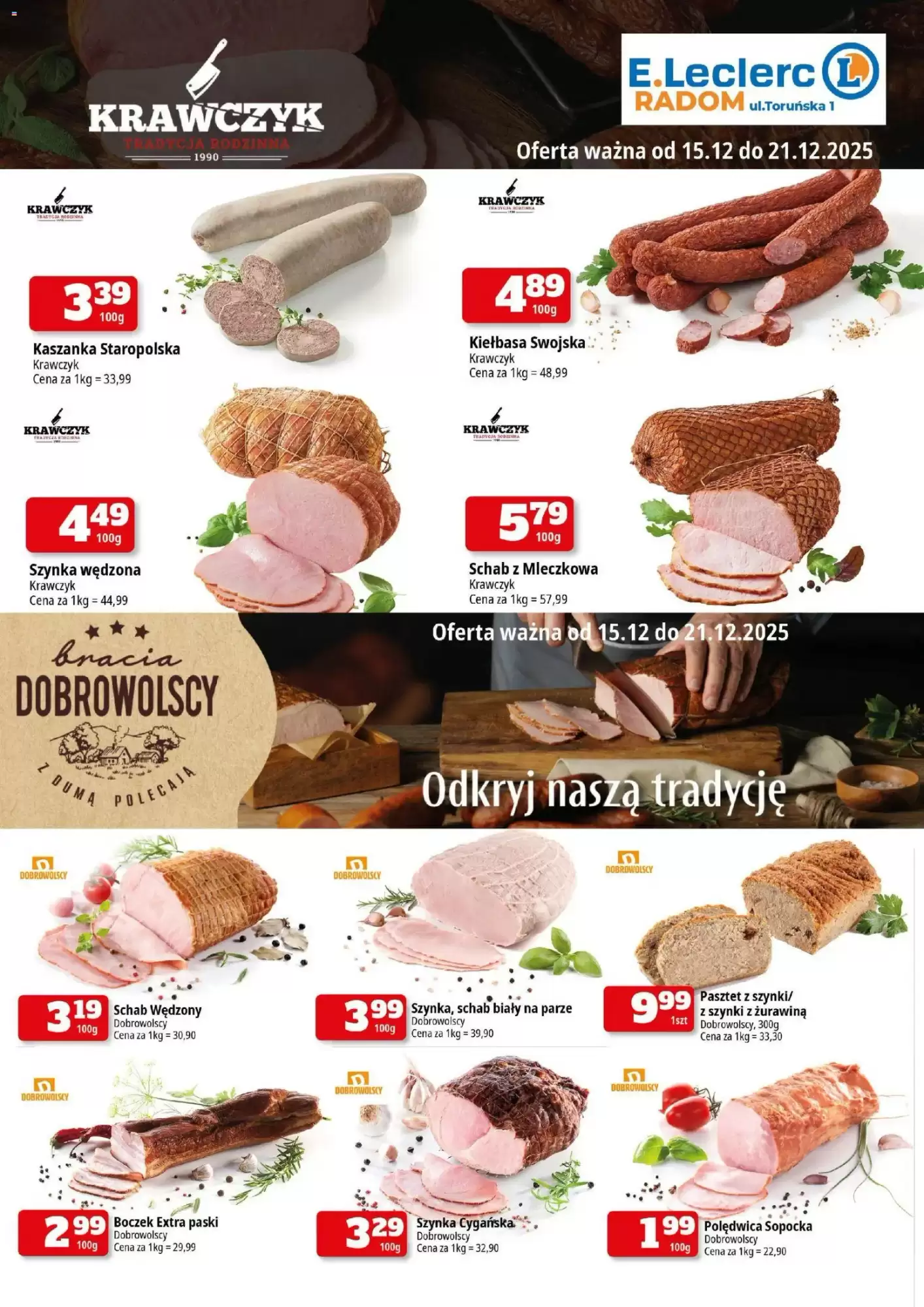 E.Leclerc Gazetka 15.12.2025 - 21.12.2025