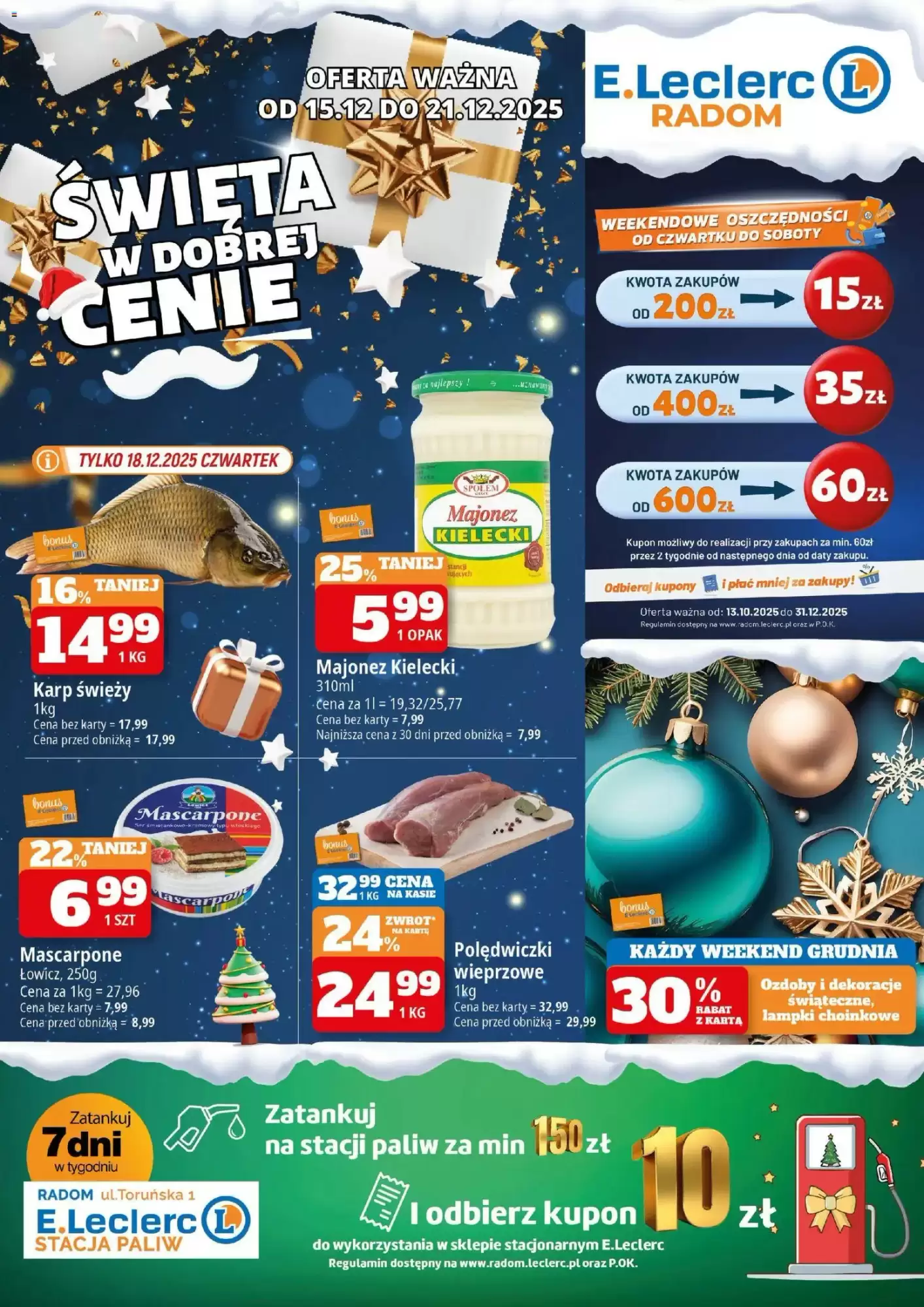 E.Leclerc Gazetka 15.12.2025 - 21.12.2025