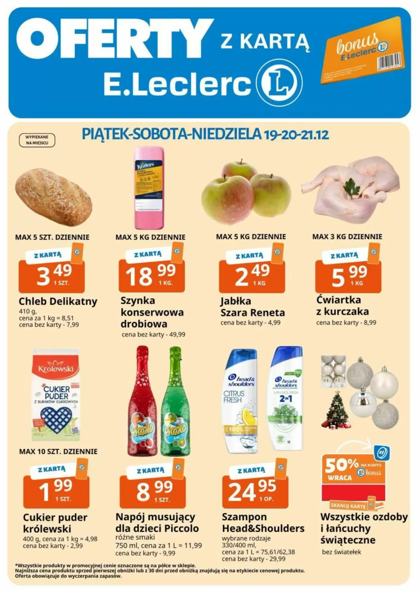 E.Leclerc Gazetka 19.12.2025 - 21.12.2025
