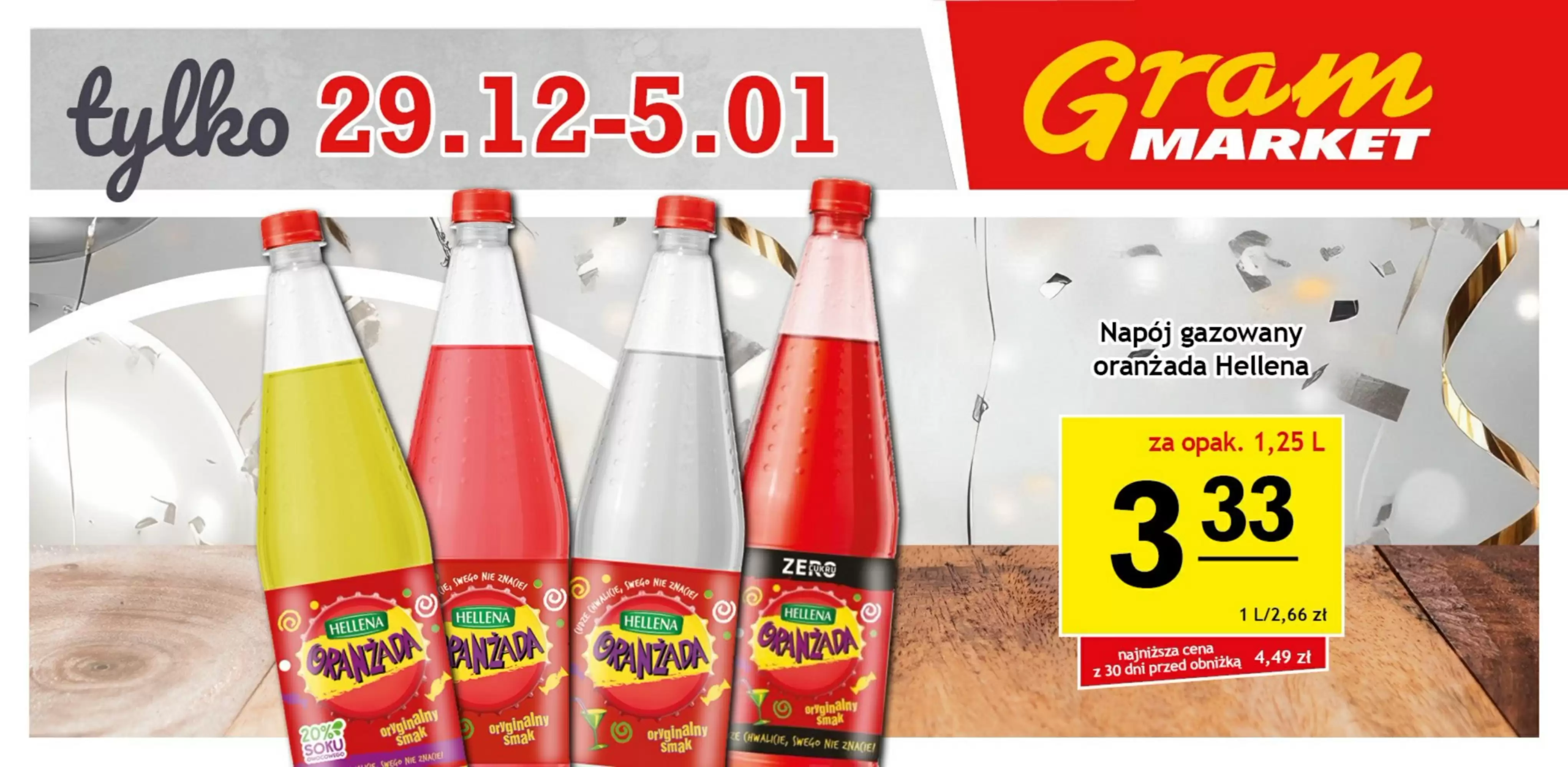 Gram Market Gazetka 29.12.2025 - 05.01.2026