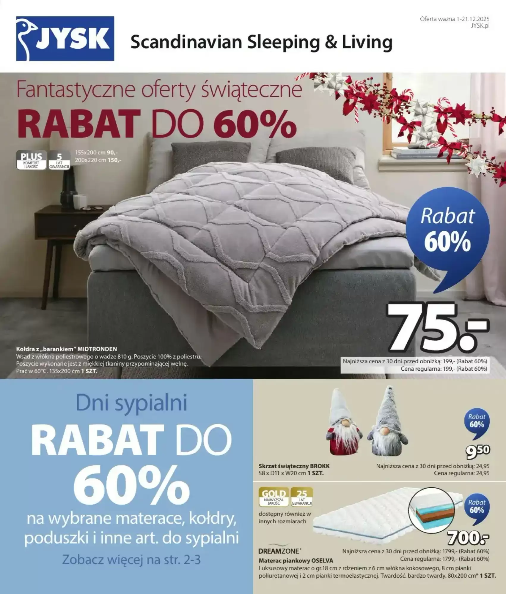 Jysk Gazetka 01.12.2025 - 21.12.2025