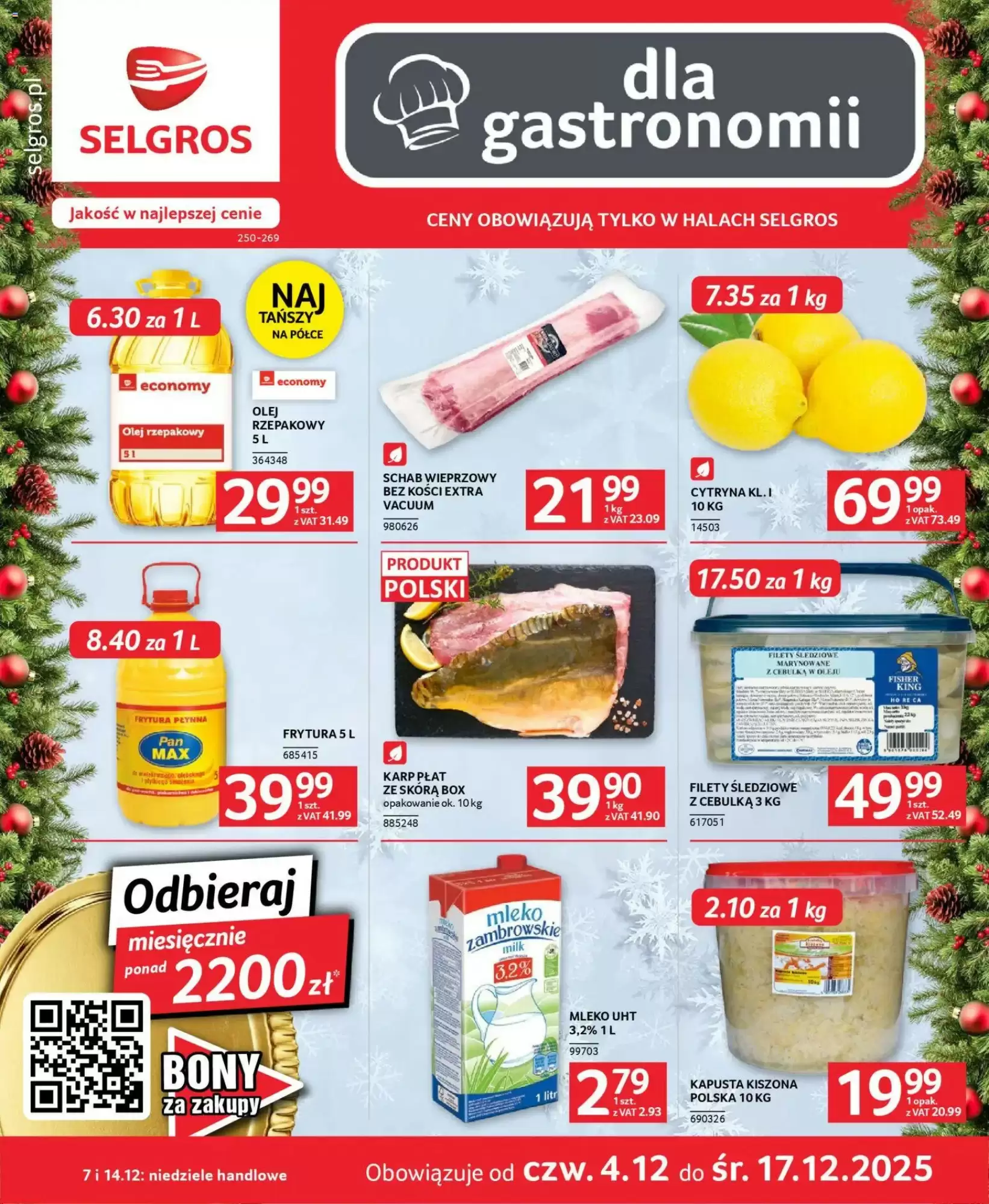 Selgros Gazetka 04.12.2025 - 17.12.2025