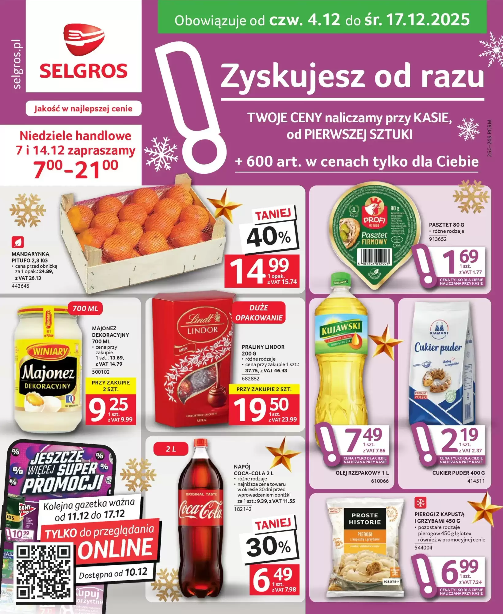 Selgros Gazetka 04.12.2025 - 17.12.2025