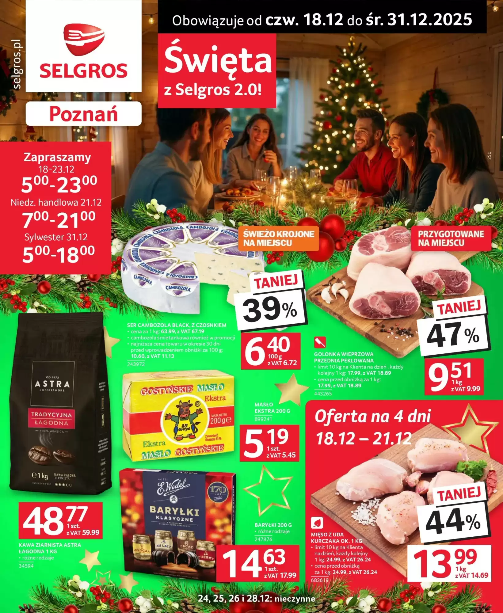 Selgros Gazetka 18.12.2025 - 31.12.2025