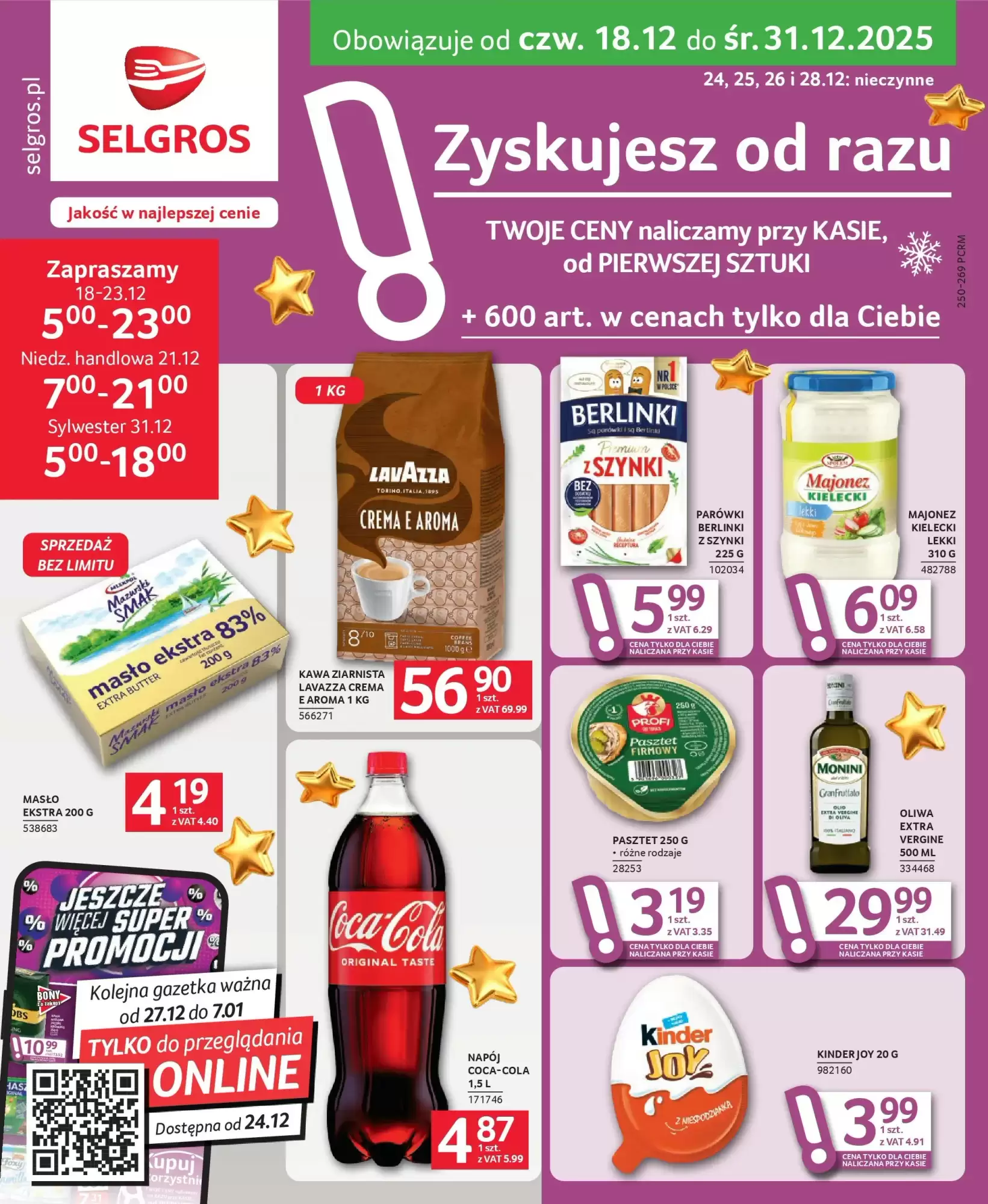 Selgros Gazetka 18.12.2025 - 31.12.2025