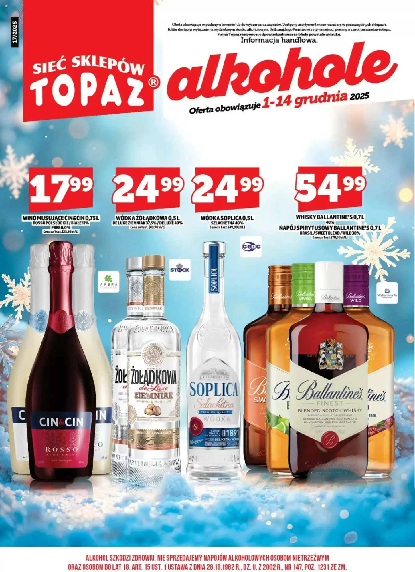 Topaz Gazetka 01.12.2025 - 14.12.2025