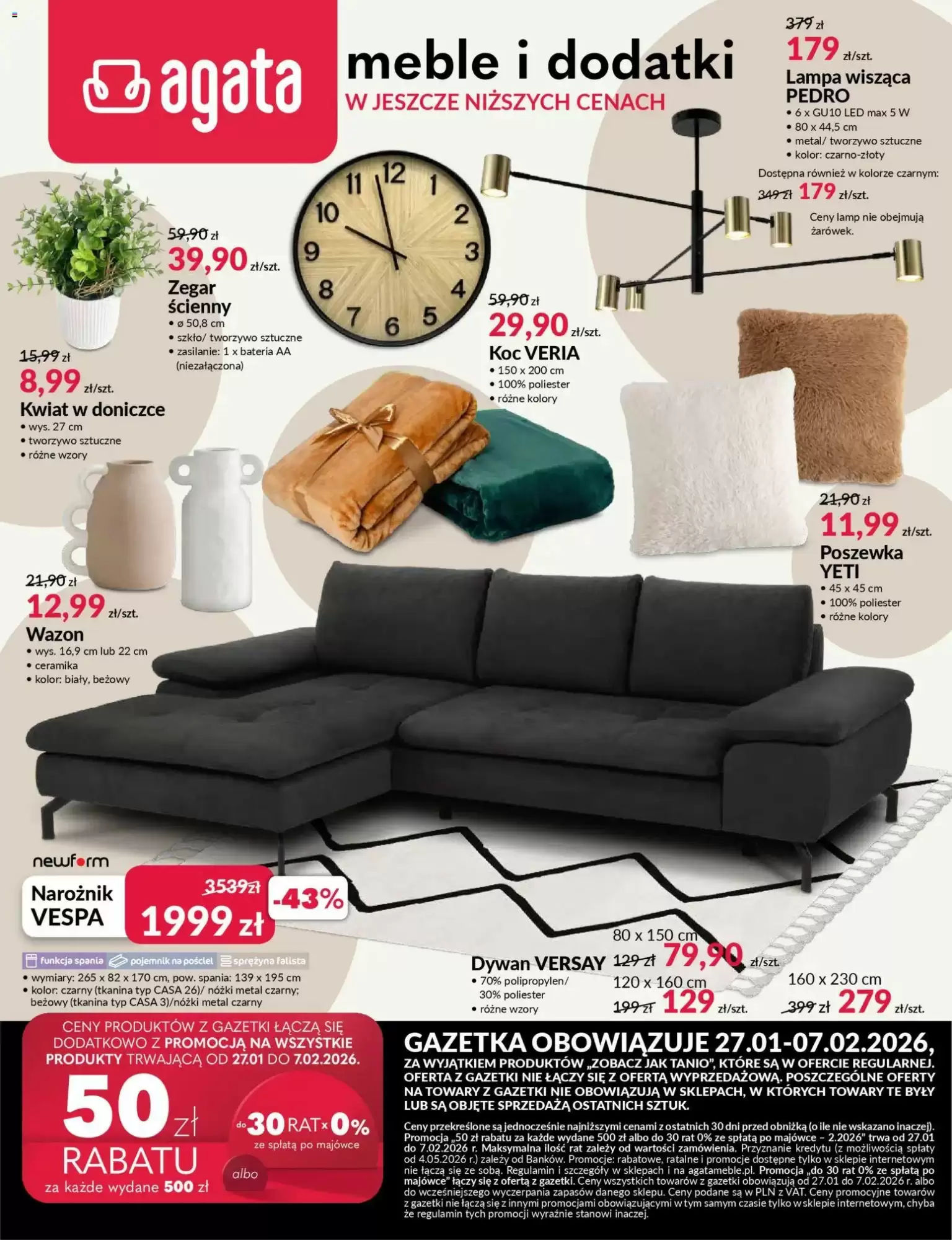 Agata Meble Gazetka 27.01.2026 - 07.02.2026