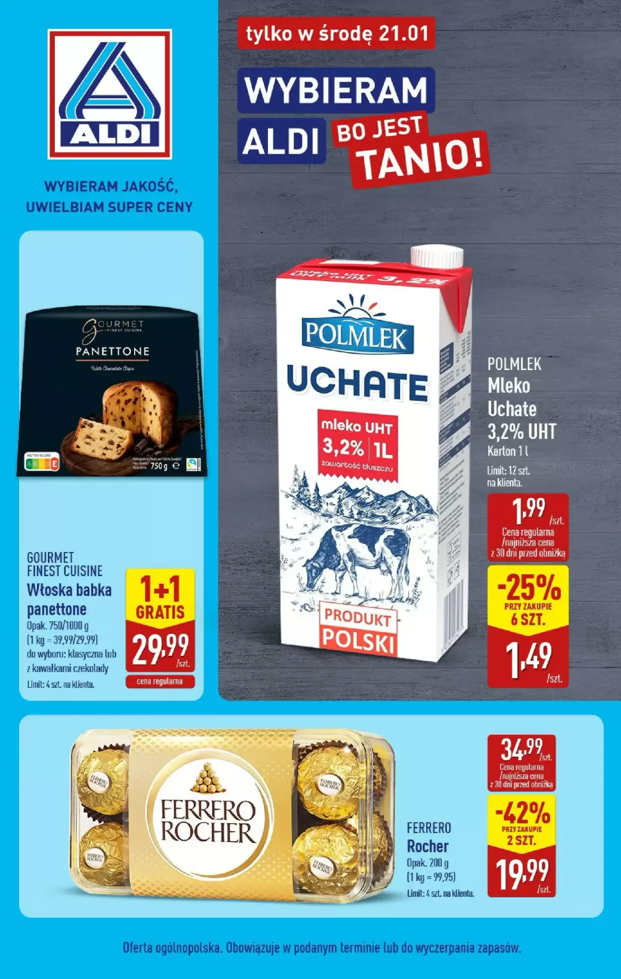 Aldi Gazetka 21.01.2026 - 21.01.2026