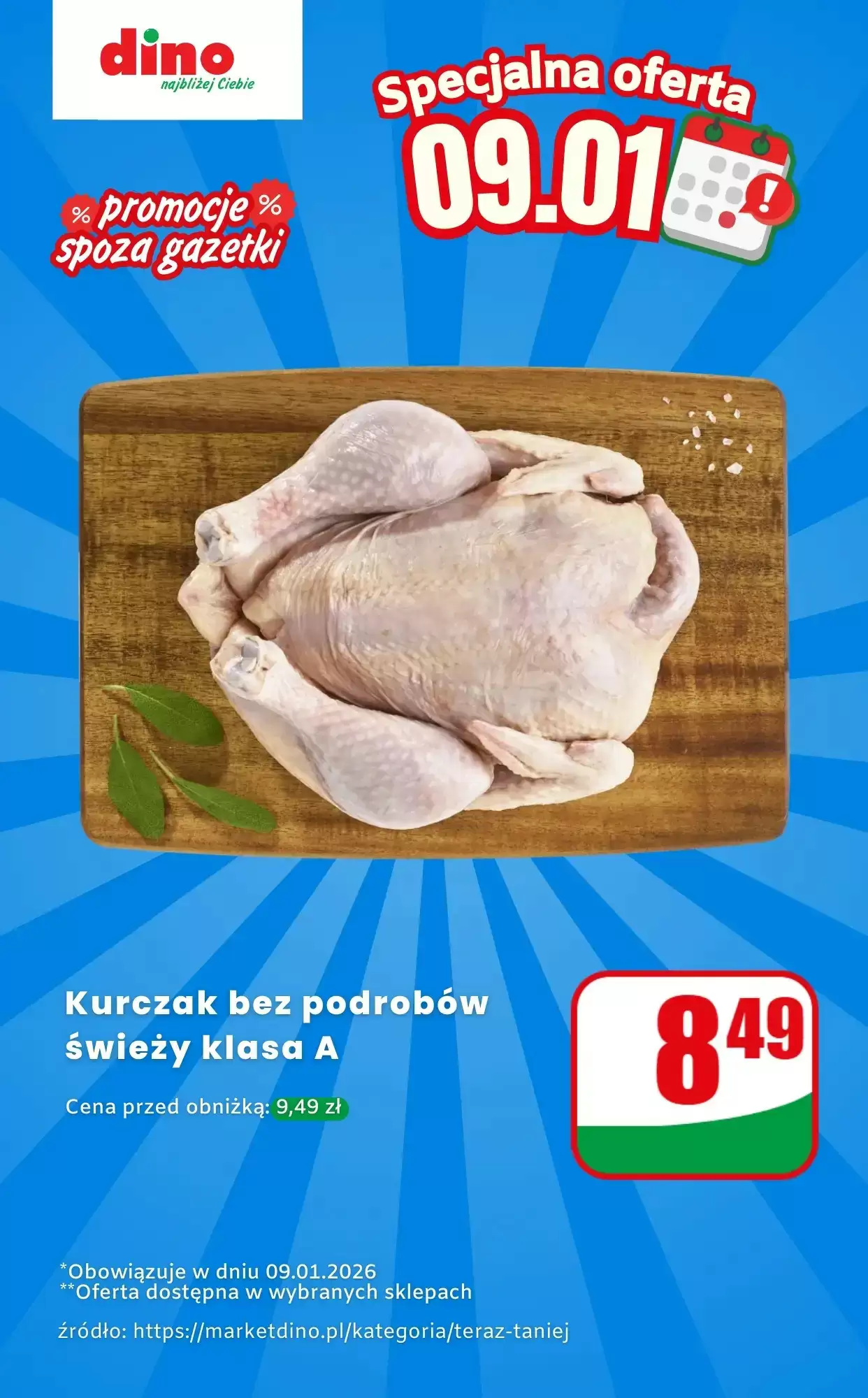 Dino Gazetka 09.01.2026 - 09.01.2026