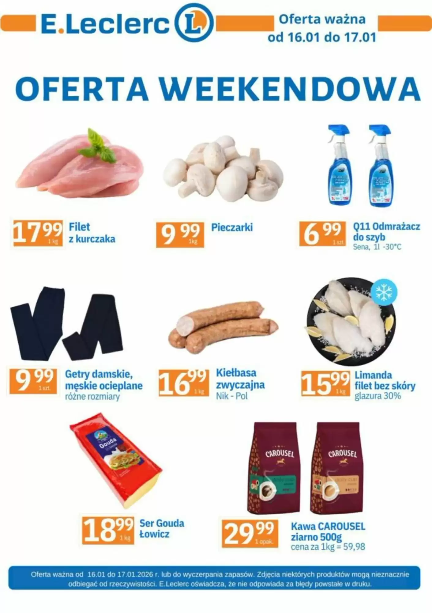 E.Leclerc Gazetka 16.01.2026 - 17.01.2026