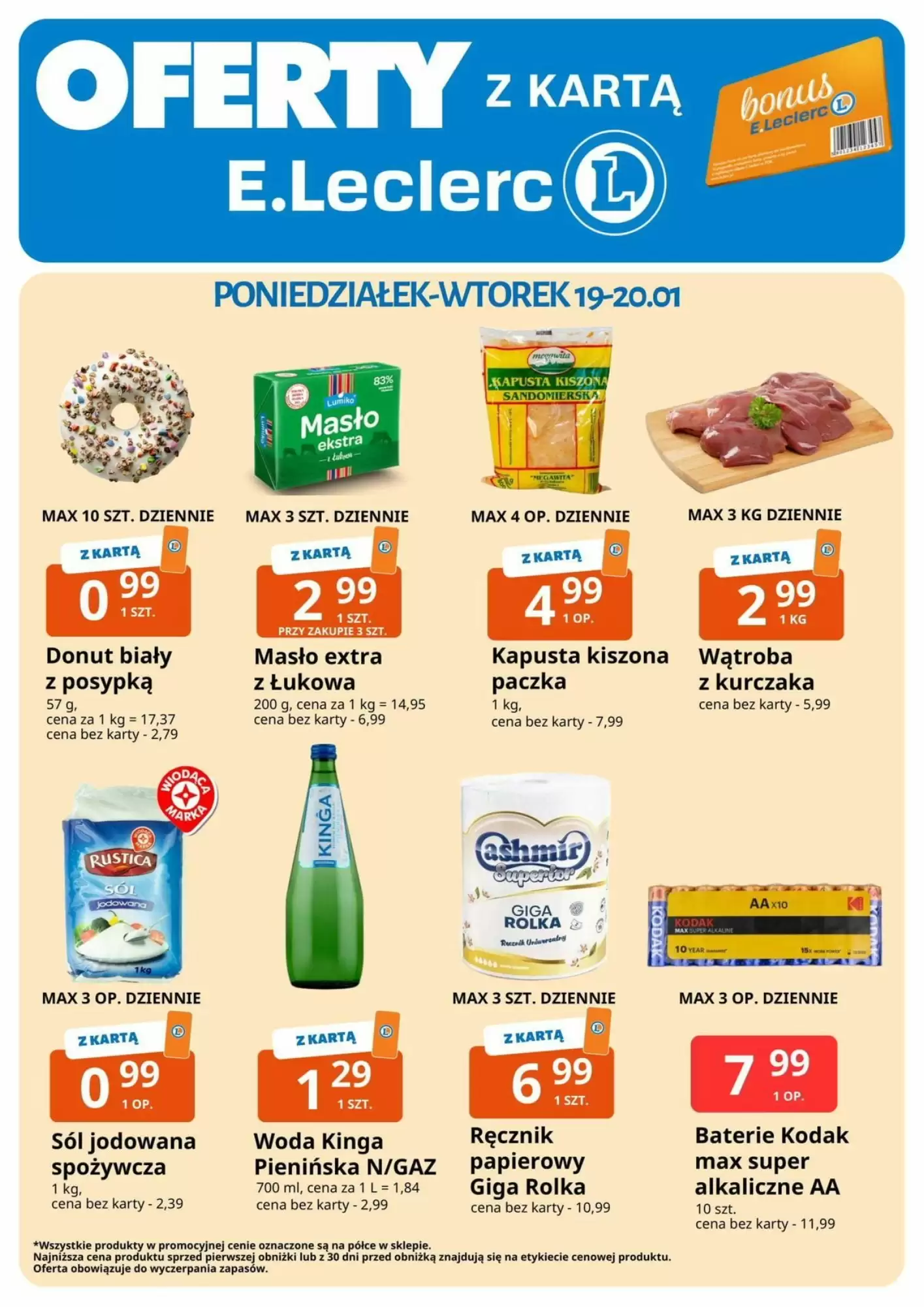 E.Leclerc Gazetka 19.01.2026 - 20.01.2026
