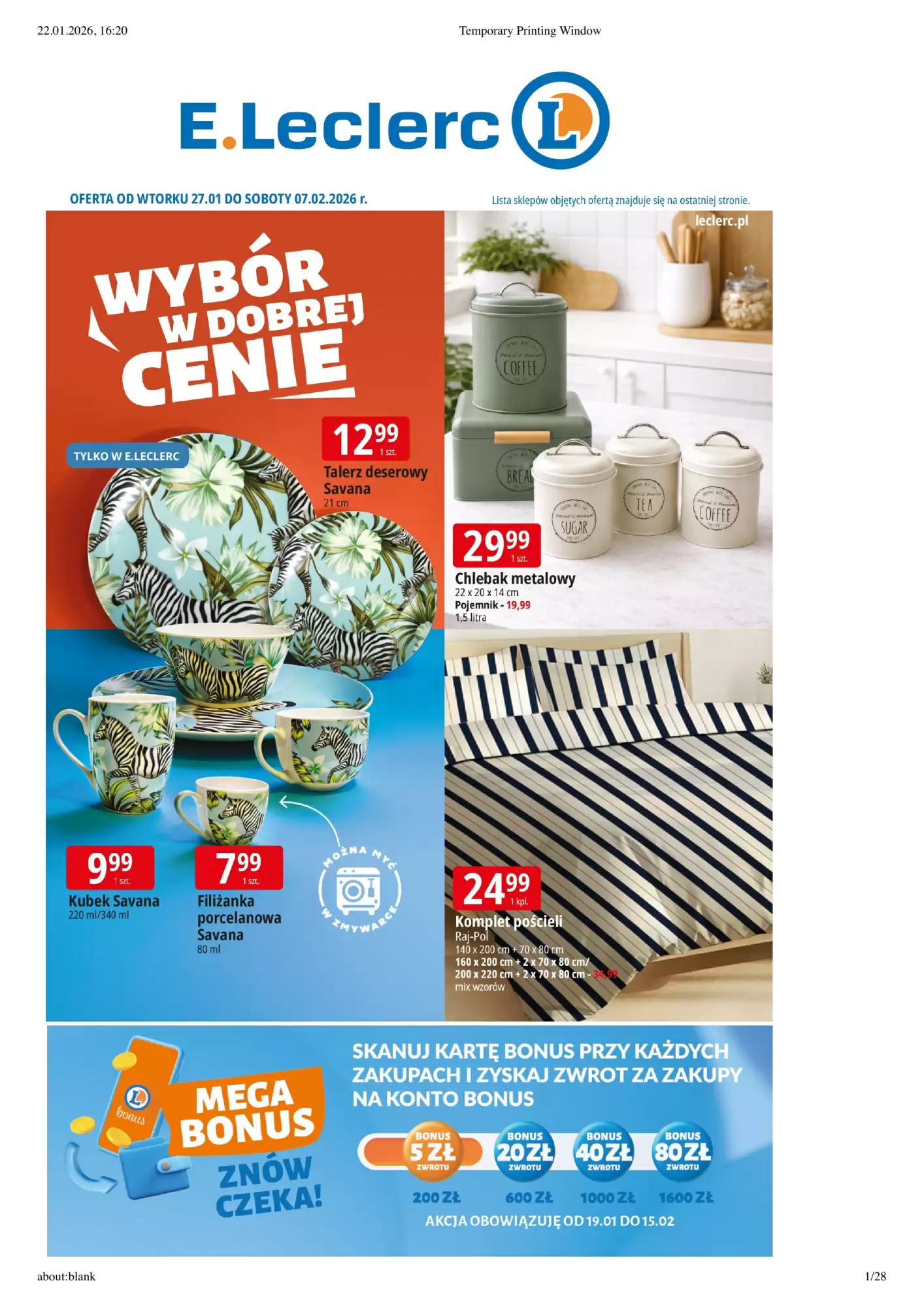 E.Leclerc Gazetka 27.01.2026 - 07.02.2026