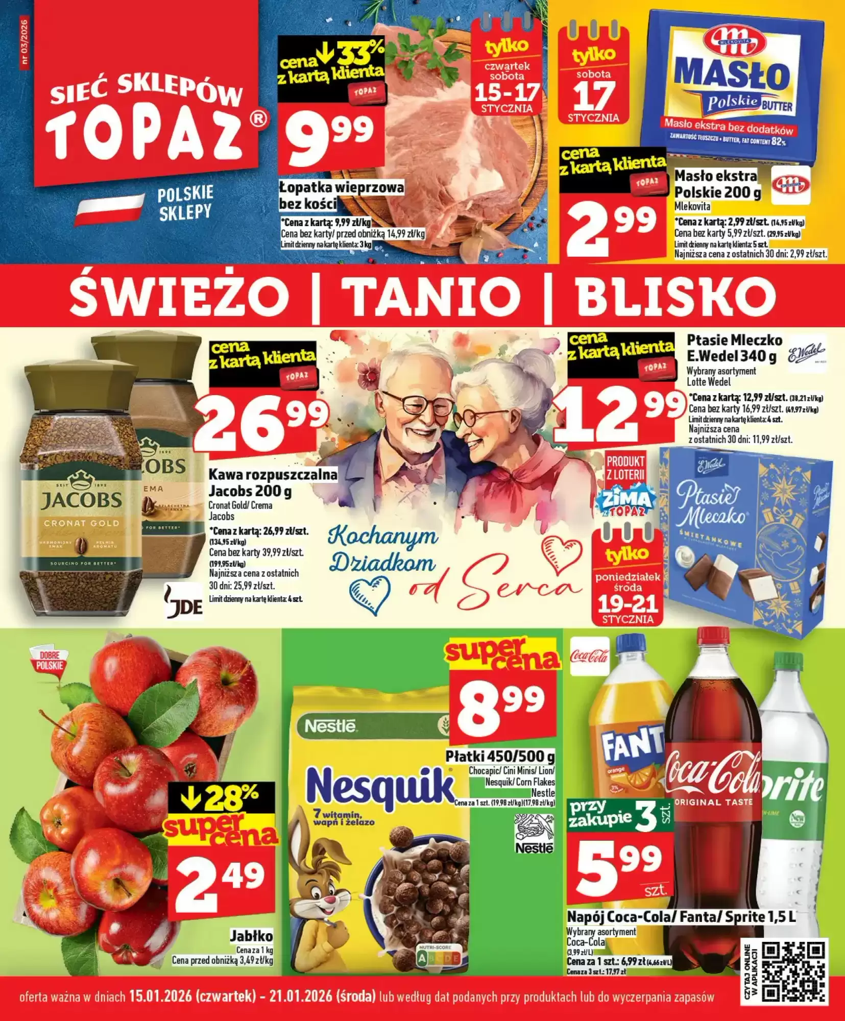Topaz Gazetka 15.01.2026 - 21.01.2026