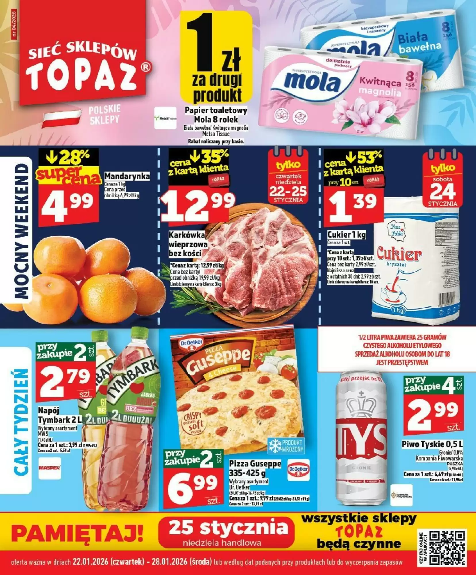 Topaz Gazetka 22.01.2026 - 28.01.2026