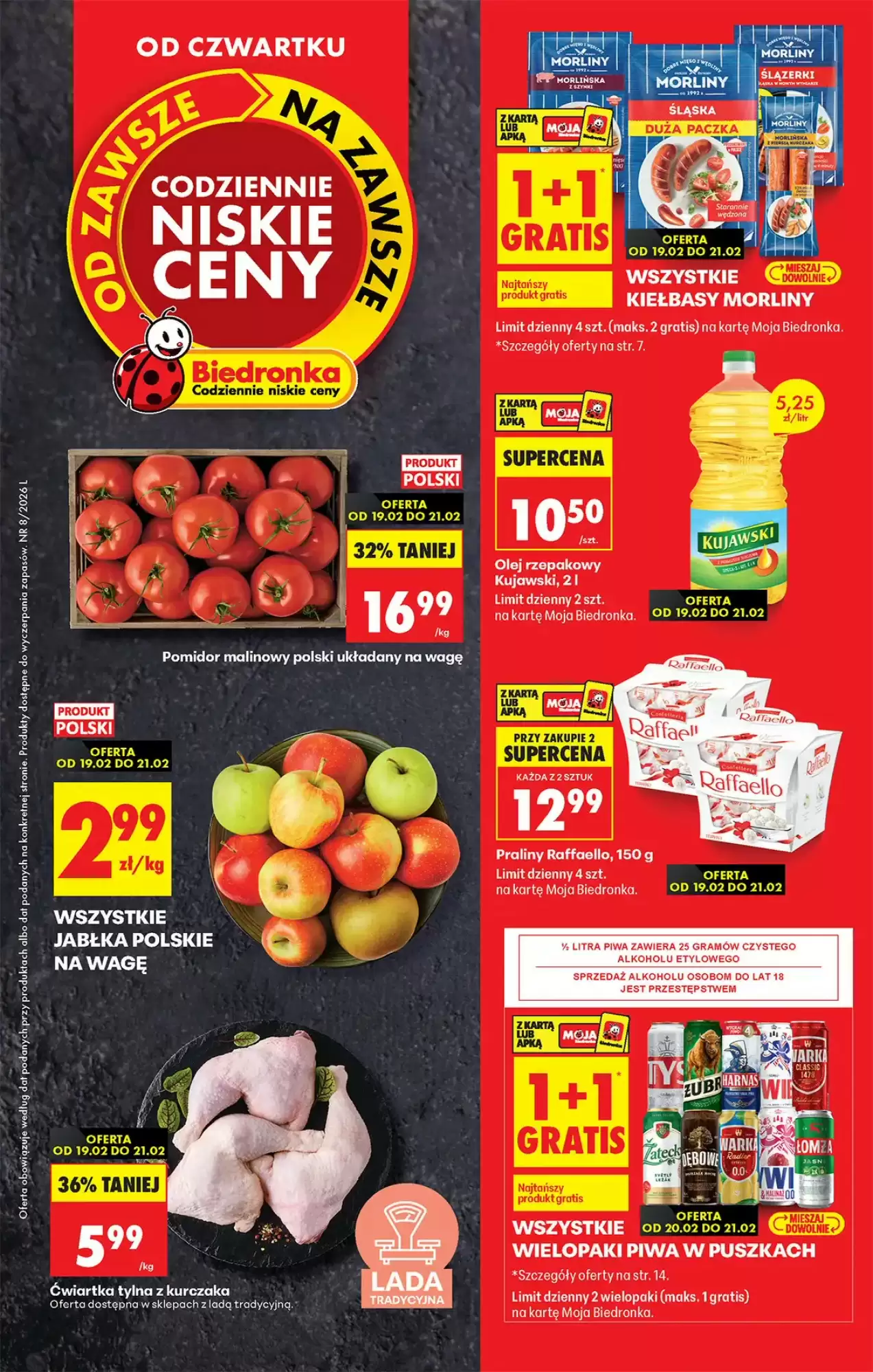 Biedronka Gazetka 19.02.2026 - 21.02.2026