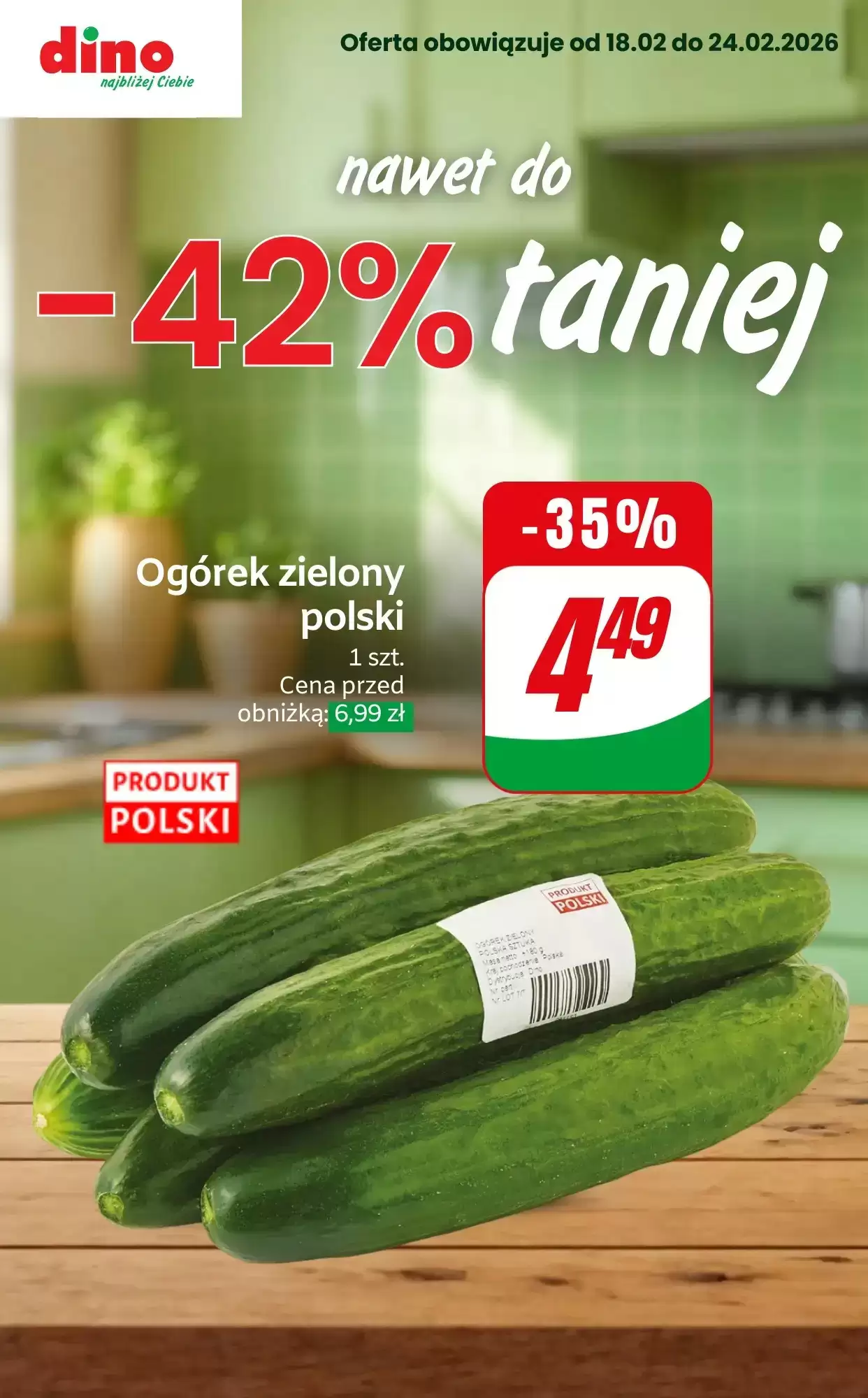 Dino Gazetka 19.02.2026 - 24.02.2026