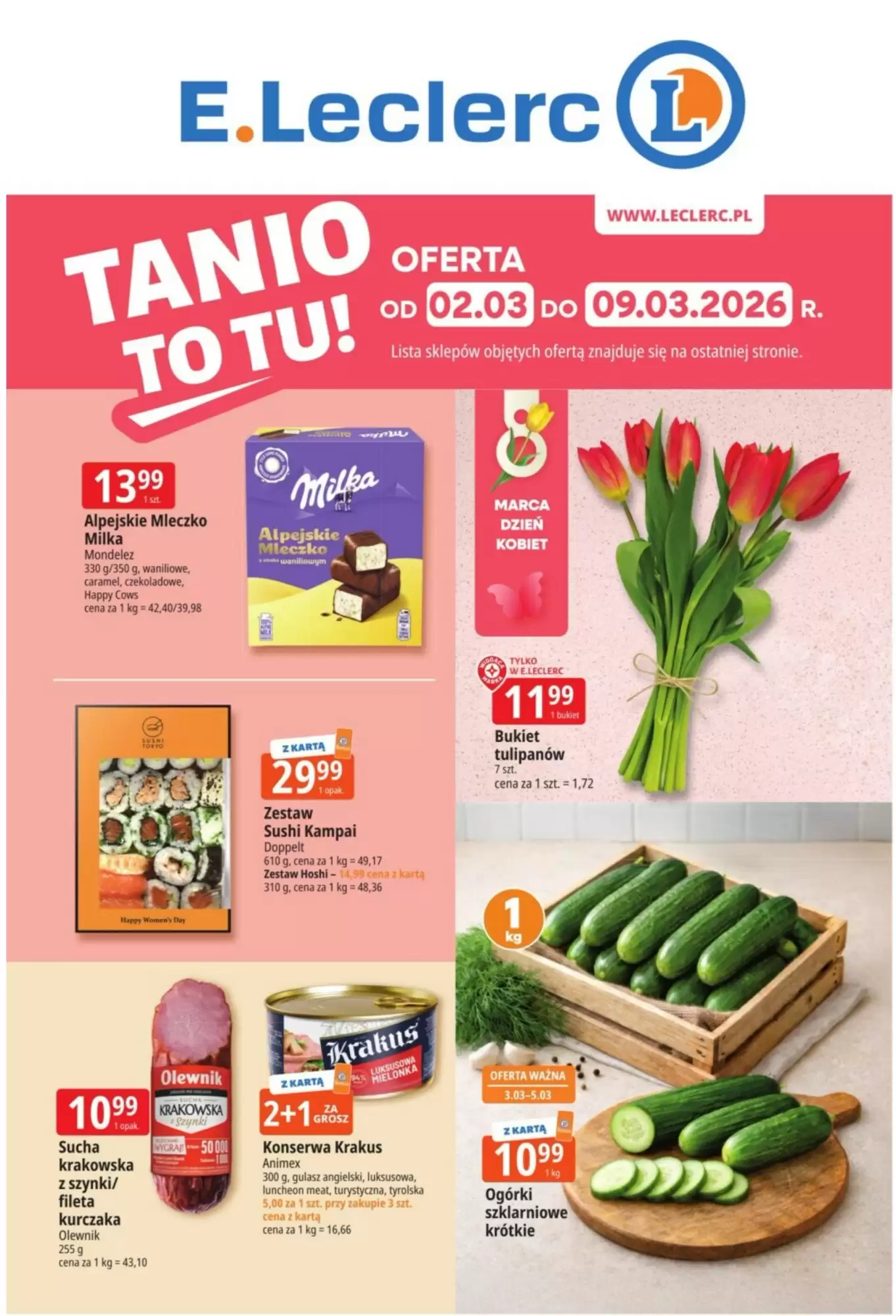 E.Leclerc Gazetka 02.03.2026 - 09.03.2026