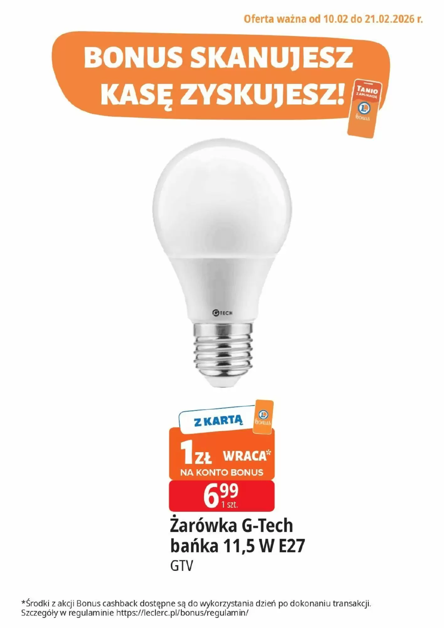 E.Leclerc Gazetka 10.02.2026 - 21.02.2026