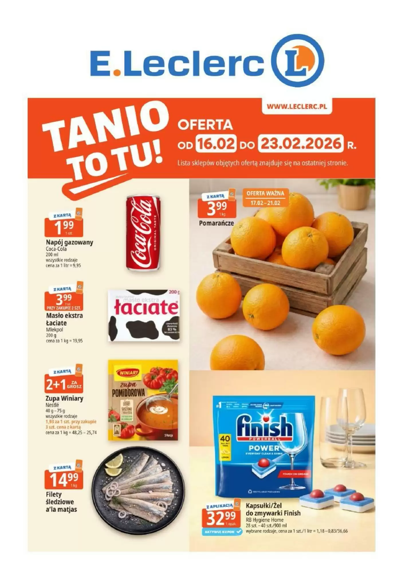E.Leclerc Gazetka 16.02.2026 - 23.02.2026