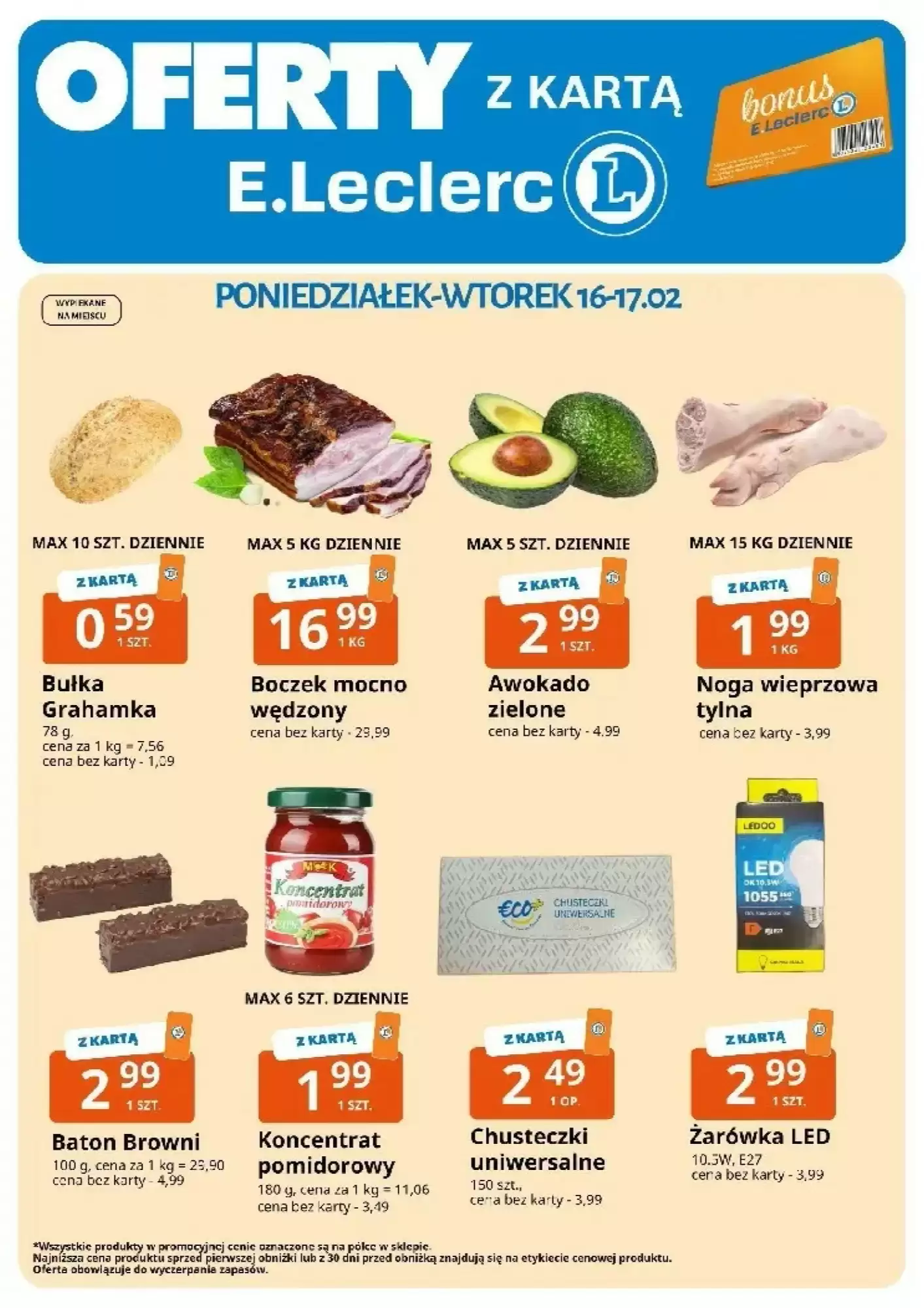 E.Leclerc Gazetka 16.02.2026 - 17.02.2026
