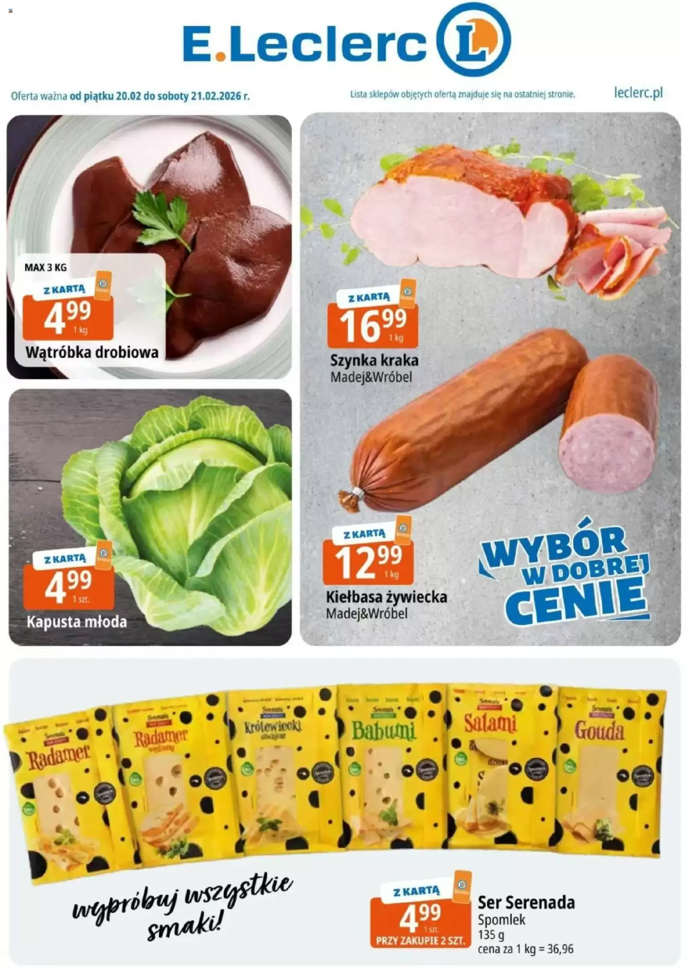 E.Leclerc Gazetka 20.02.2026 - 21.02.2026