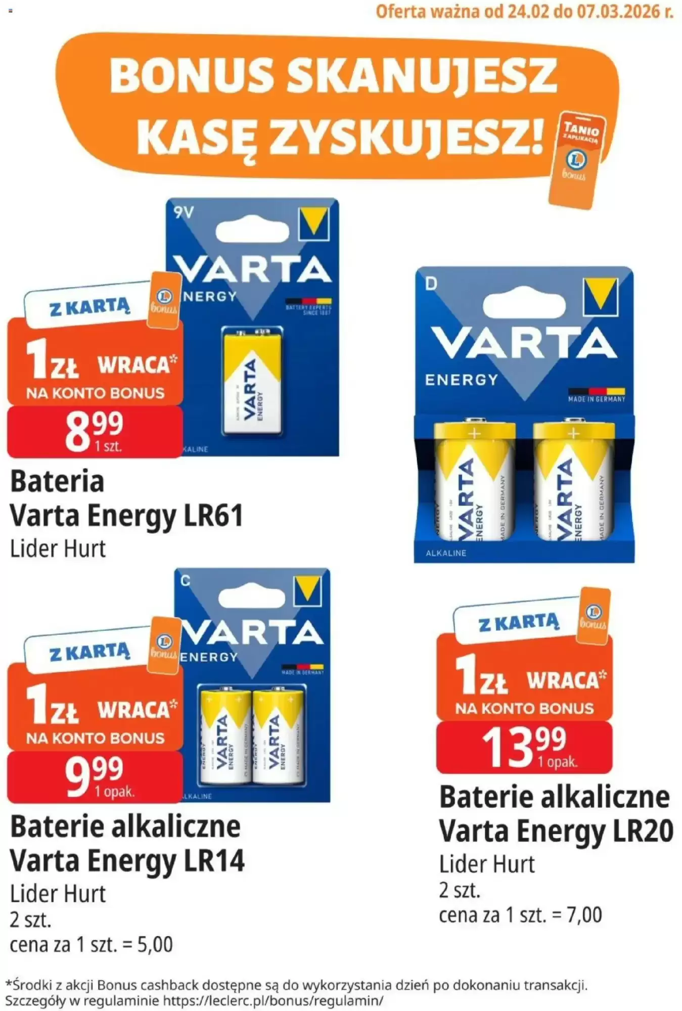 E.Leclerc Gazetka 24.02.2026 - 07.03.2026