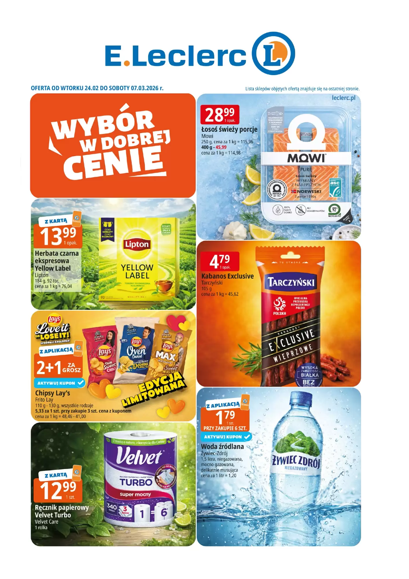 E.Leclerc Gazetka 24.02.2026 - 07.03.2026