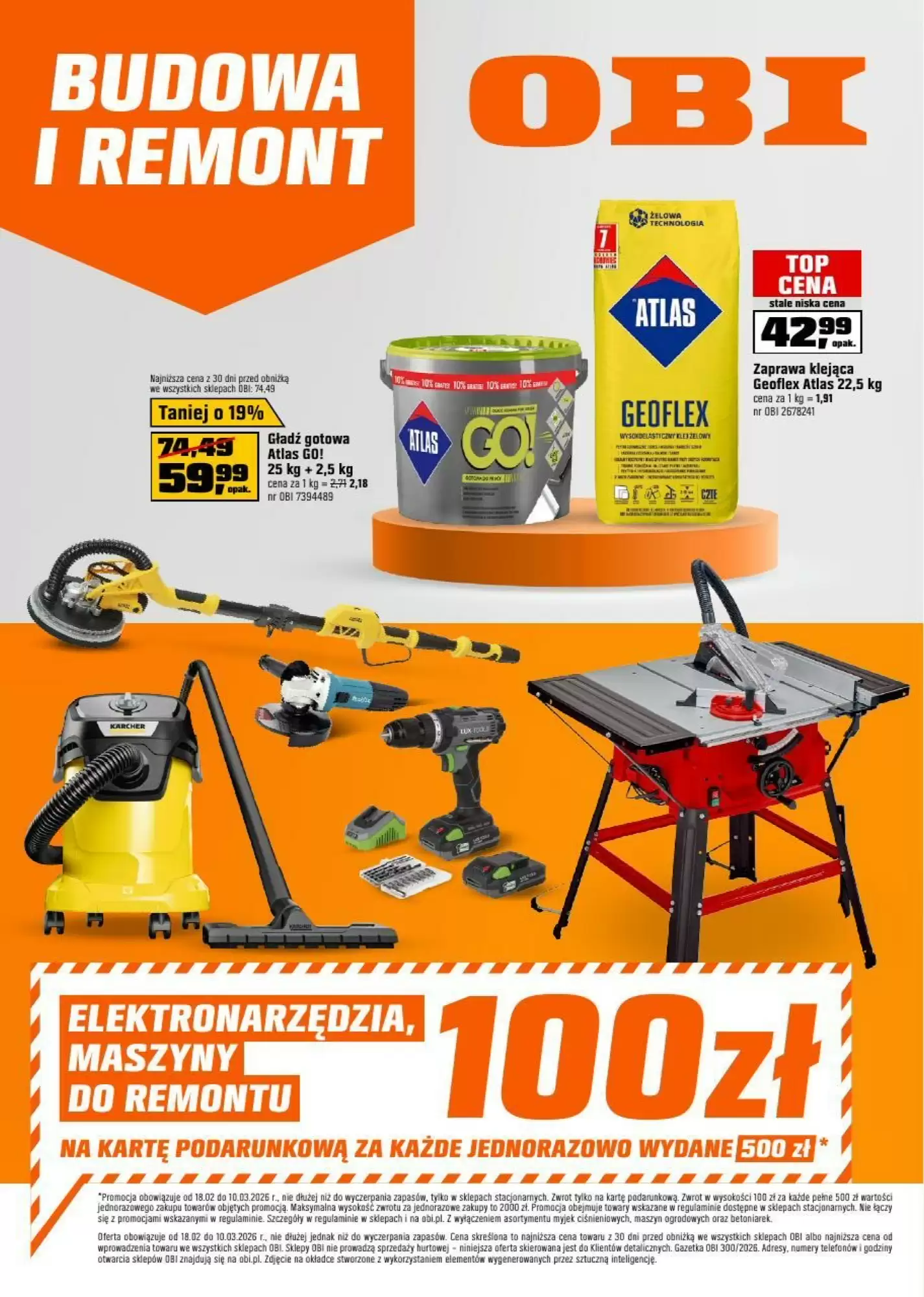 Obi Gazetka 19.02.2026 - 10.03.2026