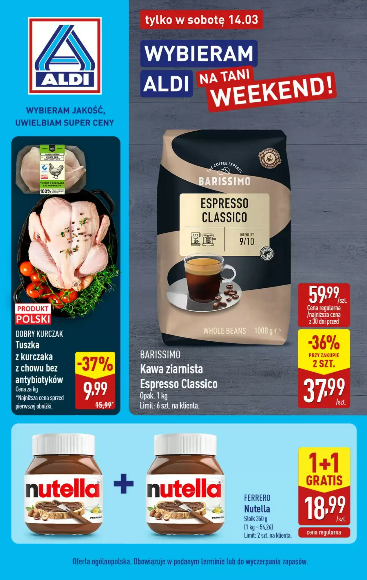 Aldi Gazetka 14.03.2026 - 14.03.2026