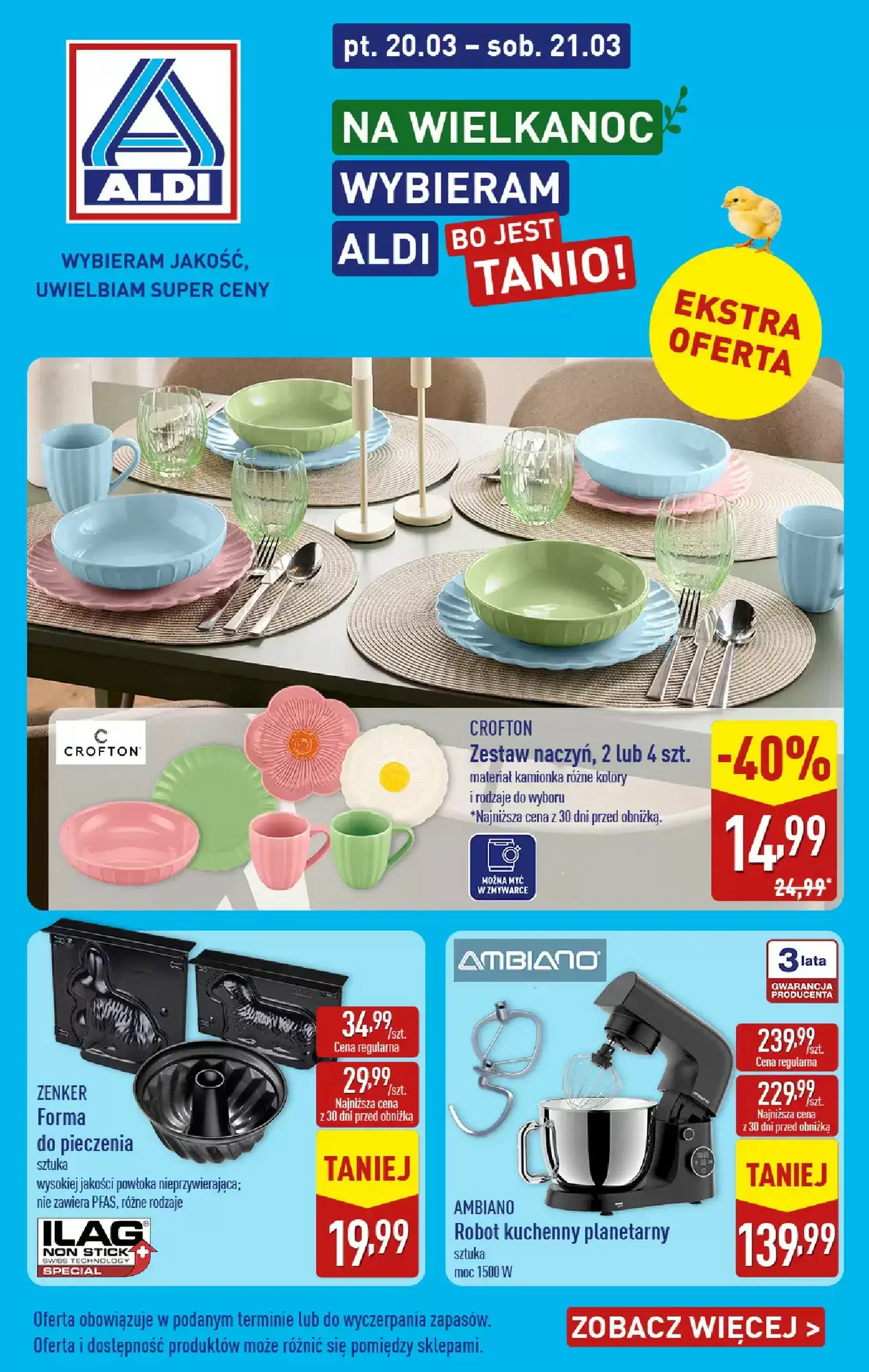 Aldi Gazetka 20.03.2026 - 21.03.2026