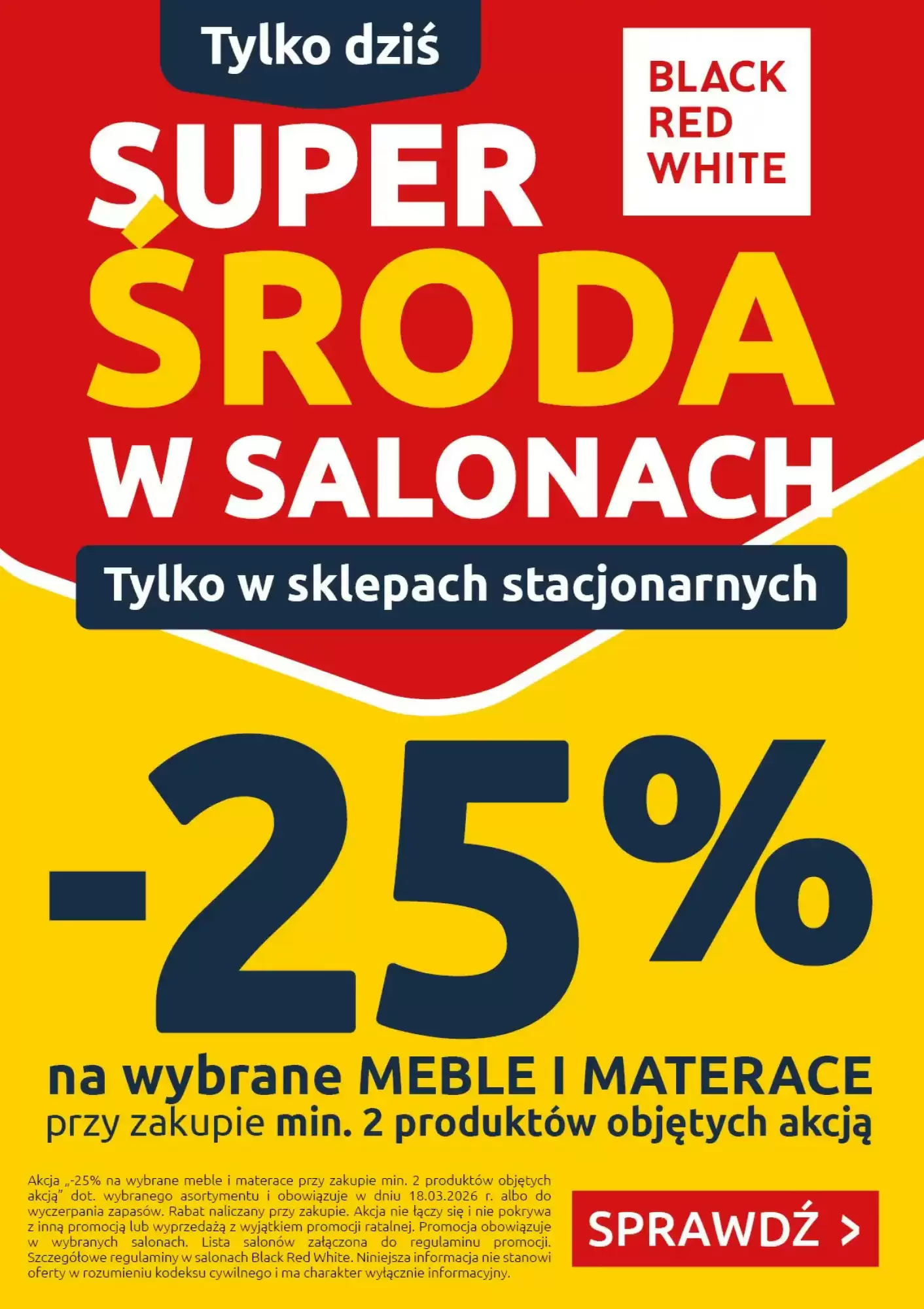 Black Red White Gazetka 18.03.2026 - 18.03.2026