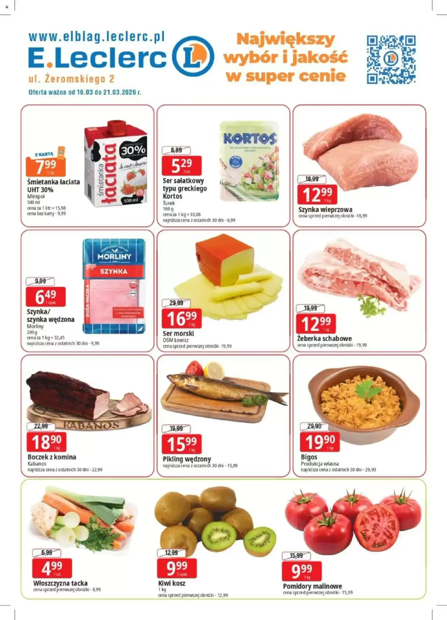 E.Leclerc Gazetka 16.03.2026 - 21.03.2026